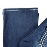 MissMe Y2K Distressed Boot-Cut Jeans (29”)