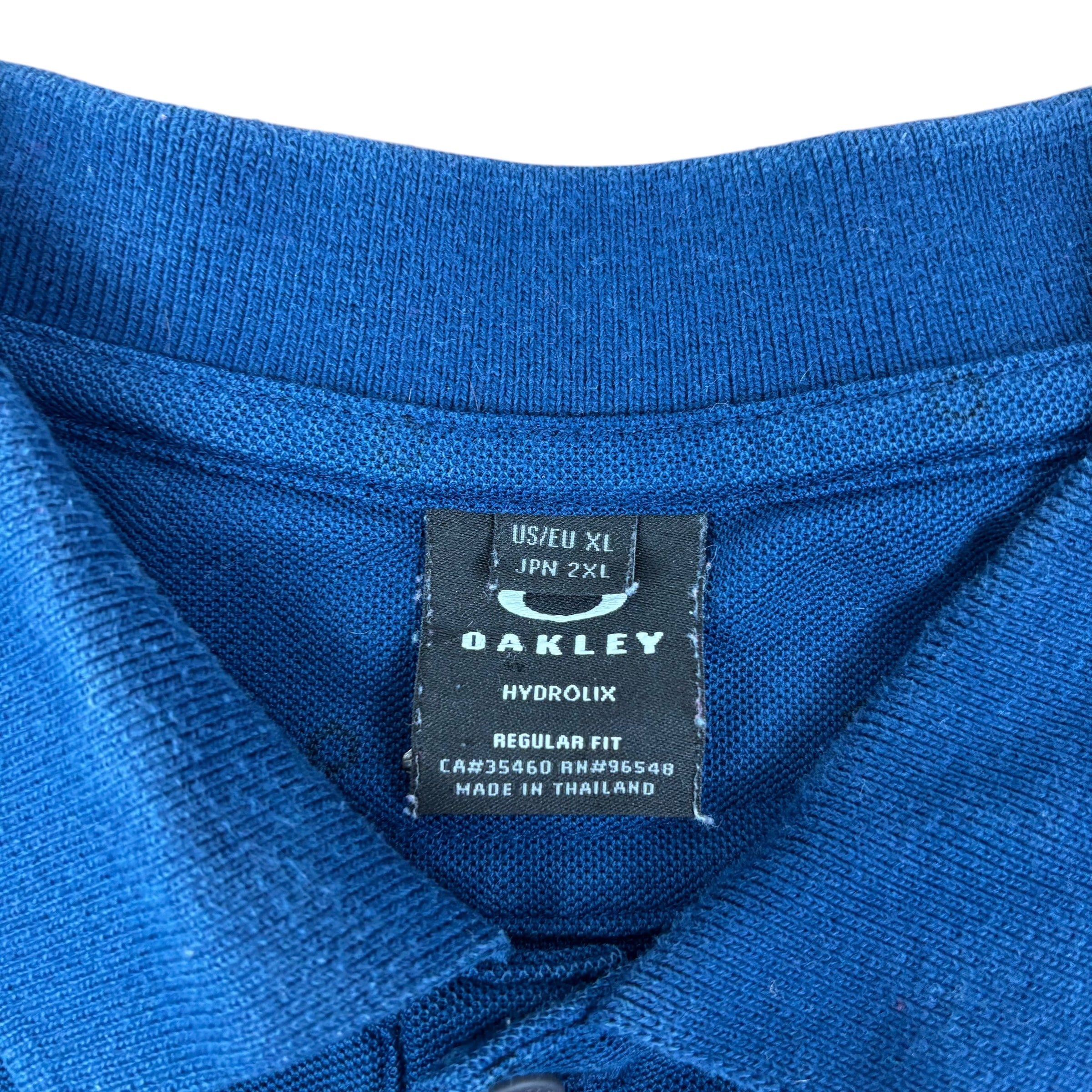 Oakley Hydrolix Navy Logo Polo Shirt (XL)