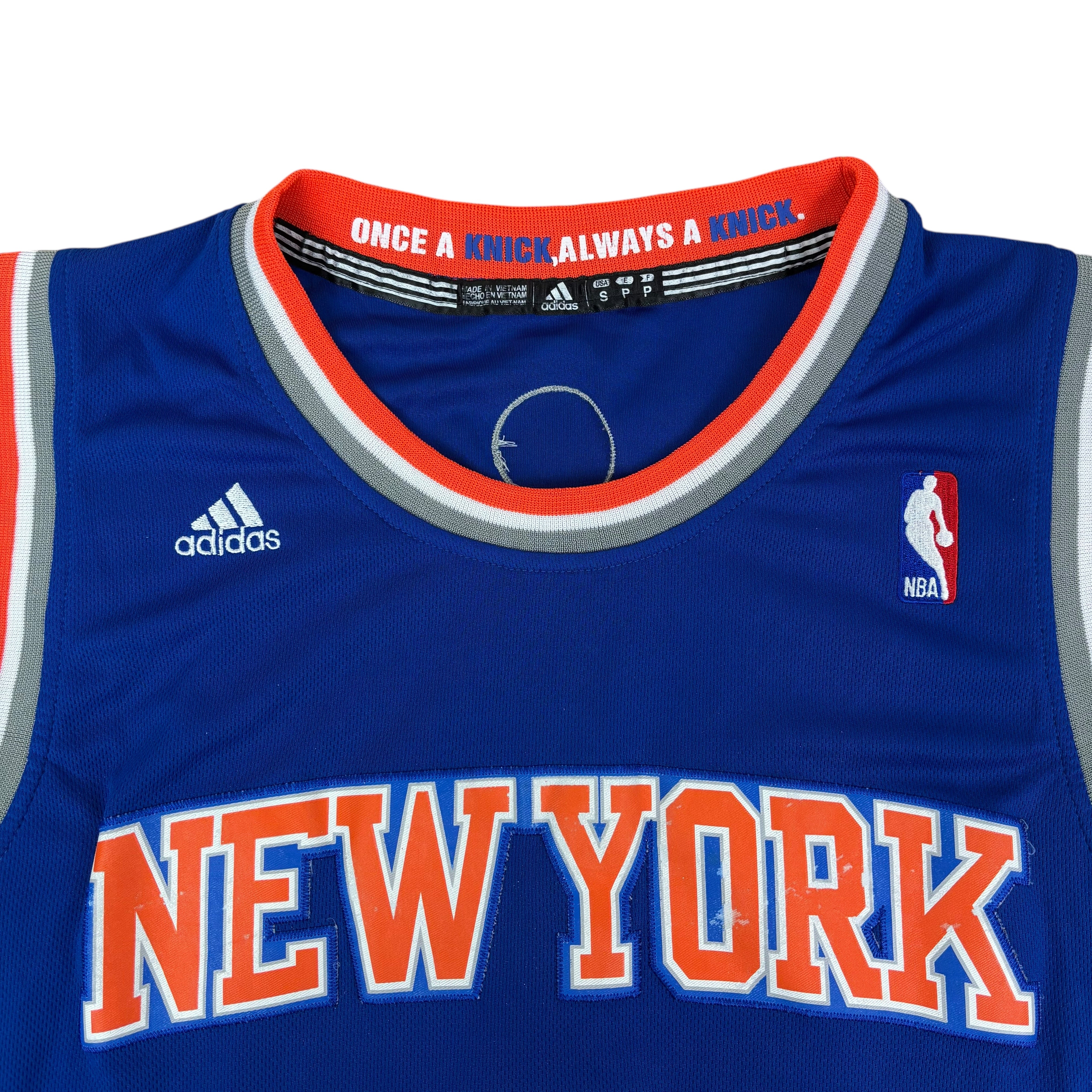 Adidas New York Nicks NBA 2016 Anthony No.7 Basketball Jersey (S)