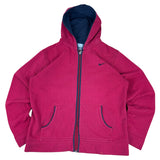 Nike Pink Y2K Zip Logo Hoodie (Women’s S)