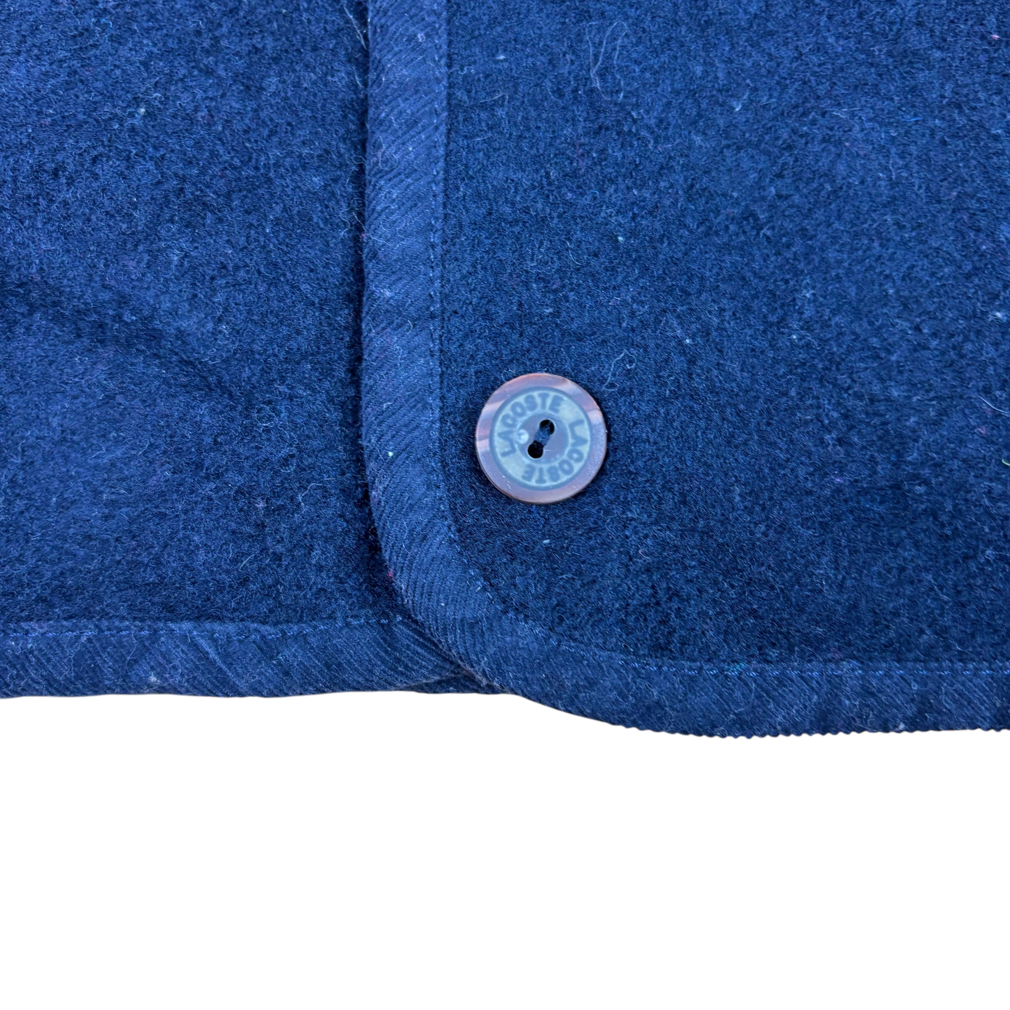 Lacoste 90s Navy Fleece Gilet (Women’s L)