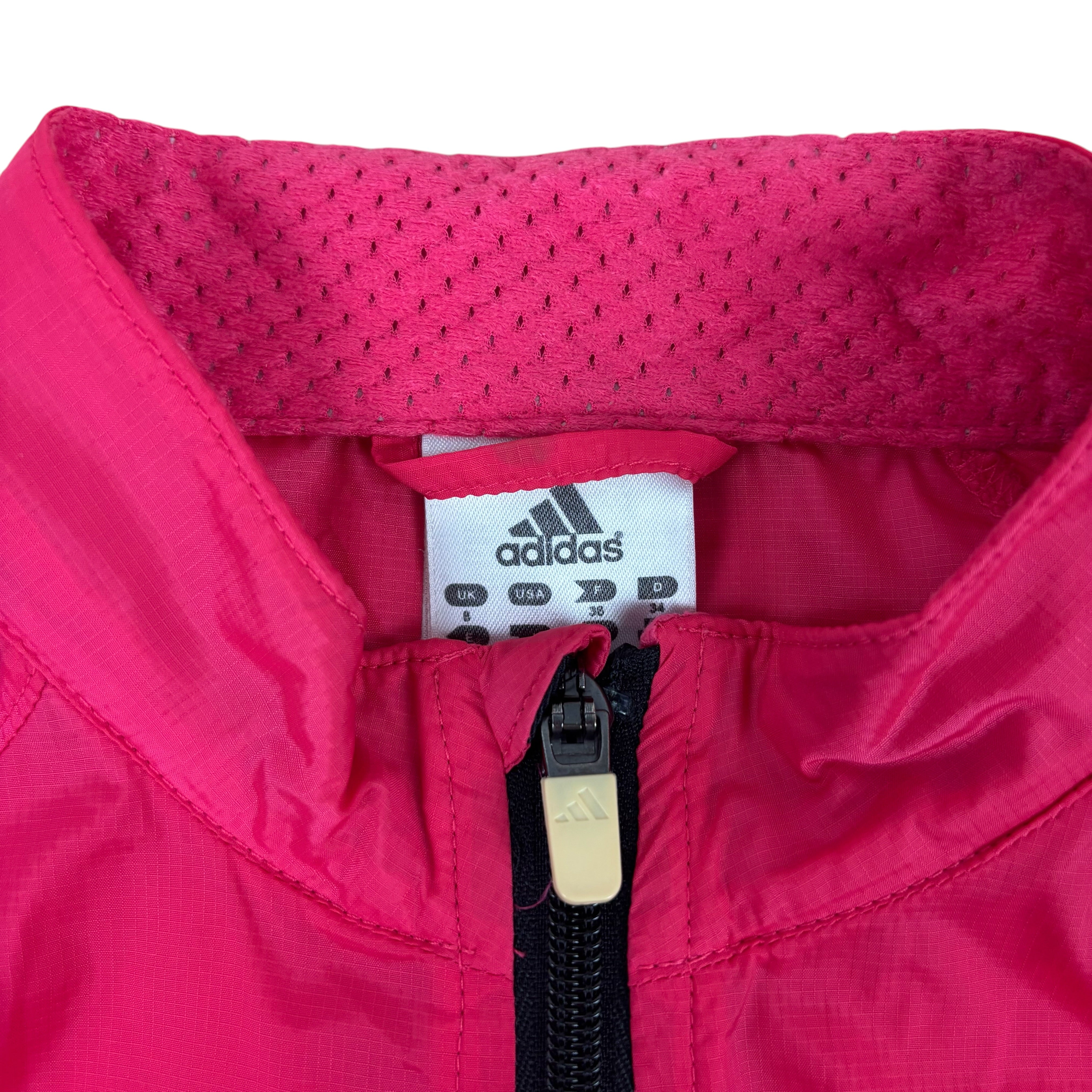 Adidas Y2K Pink Logo Windbreaker (Women’s S)