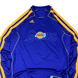 Adidas Los Angeles Lakers NBA 2012 Warm-Up LS Basketball Jersey (M)