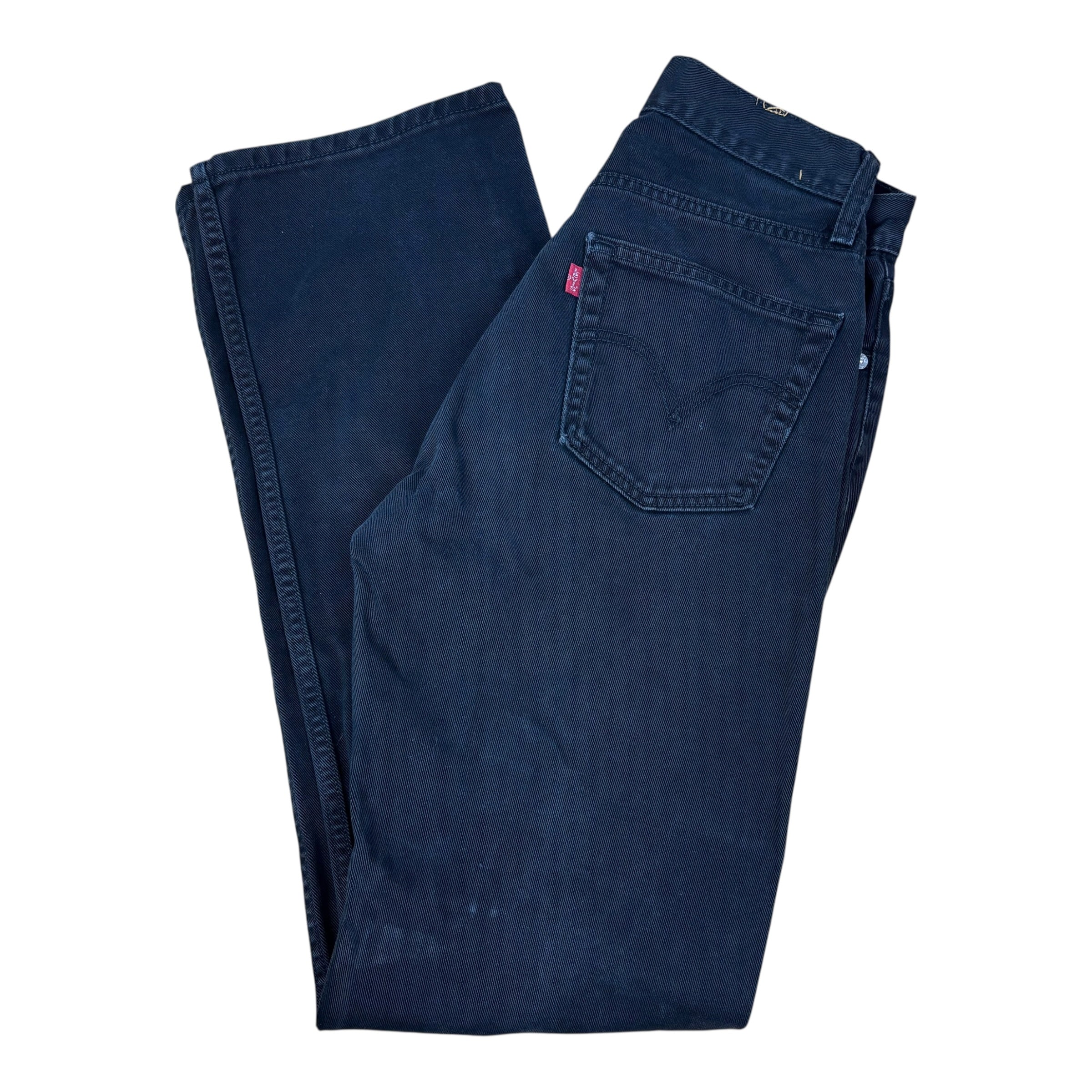 Levi’s Black Straight-Leg Jeans (Women’s S)