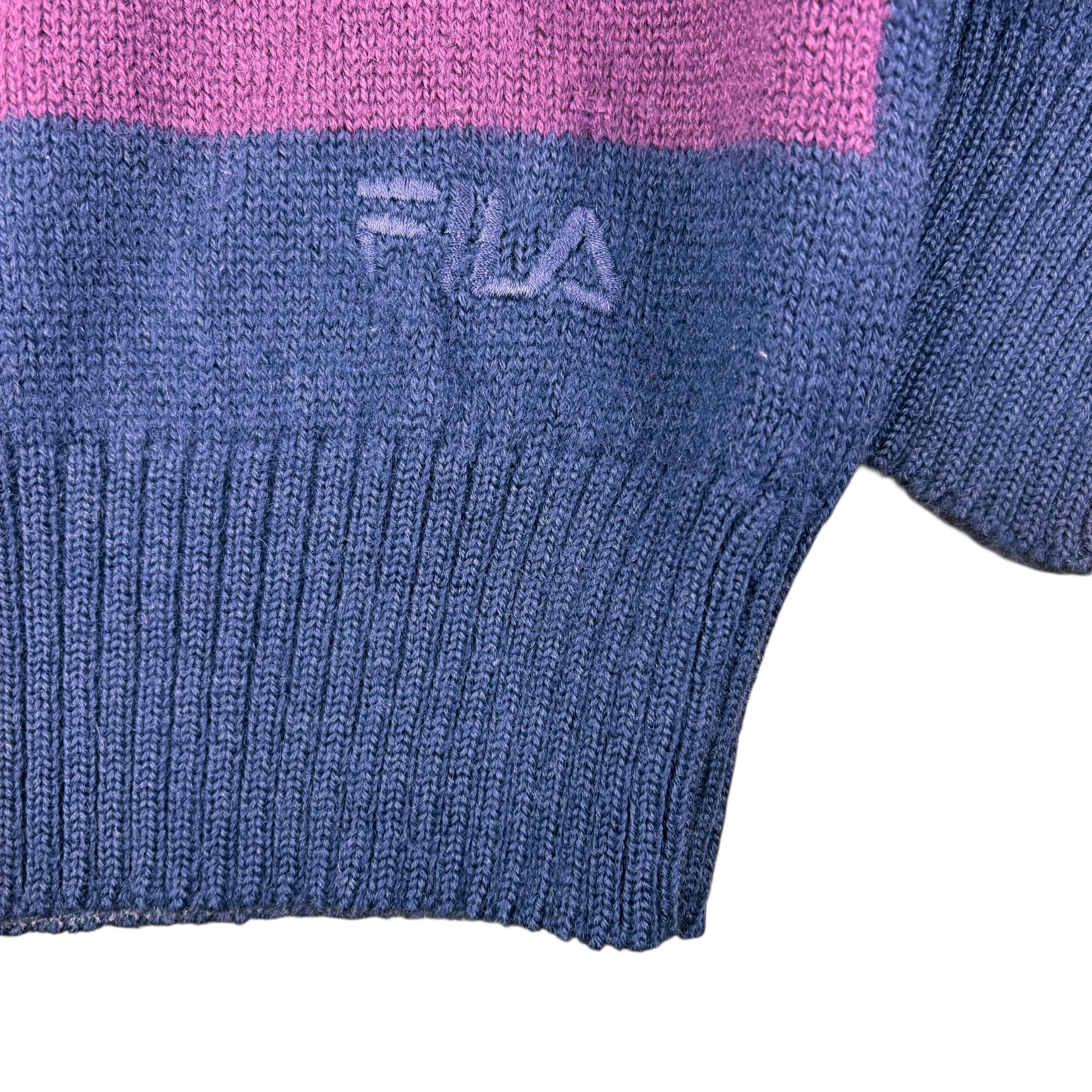 FILA 80s Golf Scene Knitted Sweater (M)