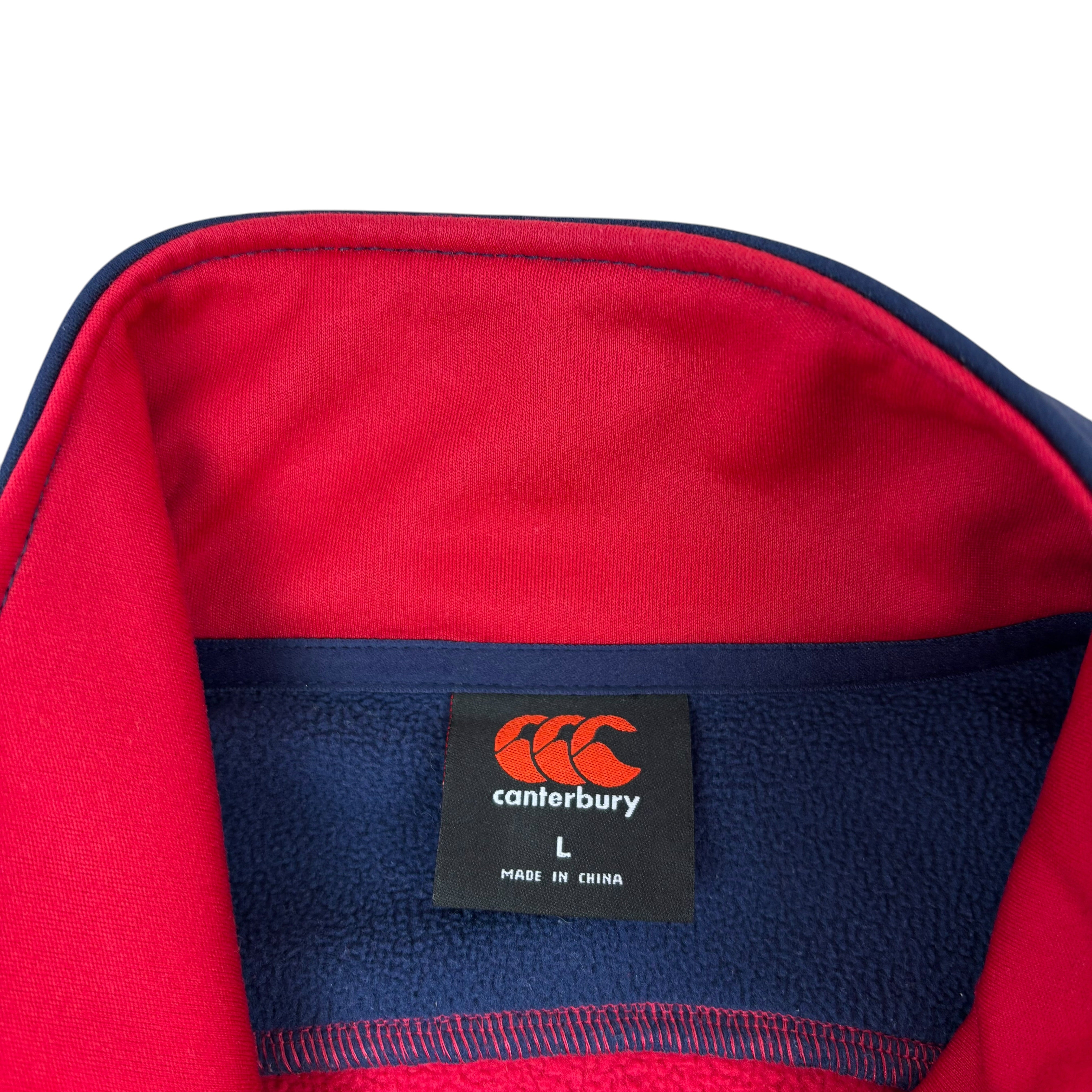 Canterbury British-Irish Lions 2017 New Zealand Tour Q-Zip Track Jacket (L)