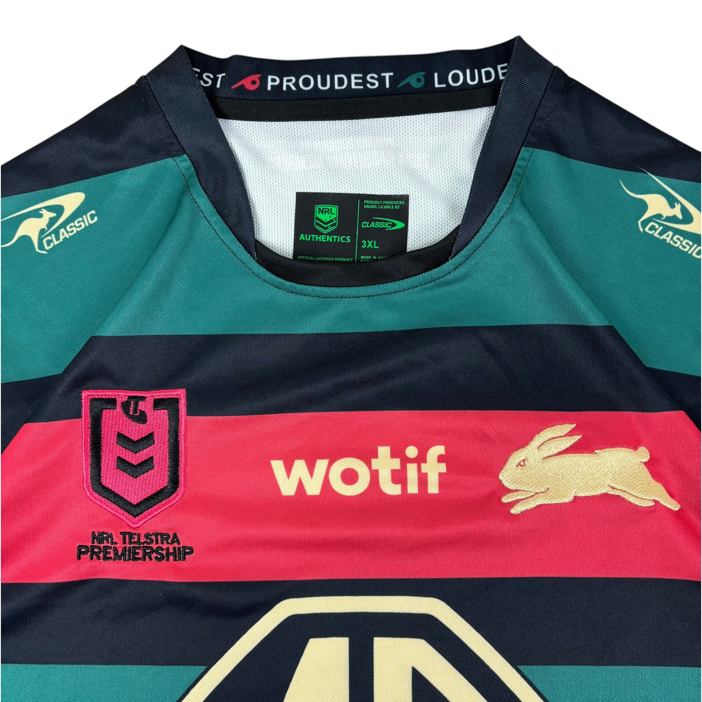 NRL Authentics South Sydney Rabbitohs 2025 Members Jersey (3XL)