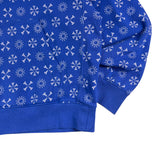 Nike Blue All Over Print Hoodie (M)