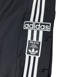 Adidas Black Side-Snap Track Pants (XL)