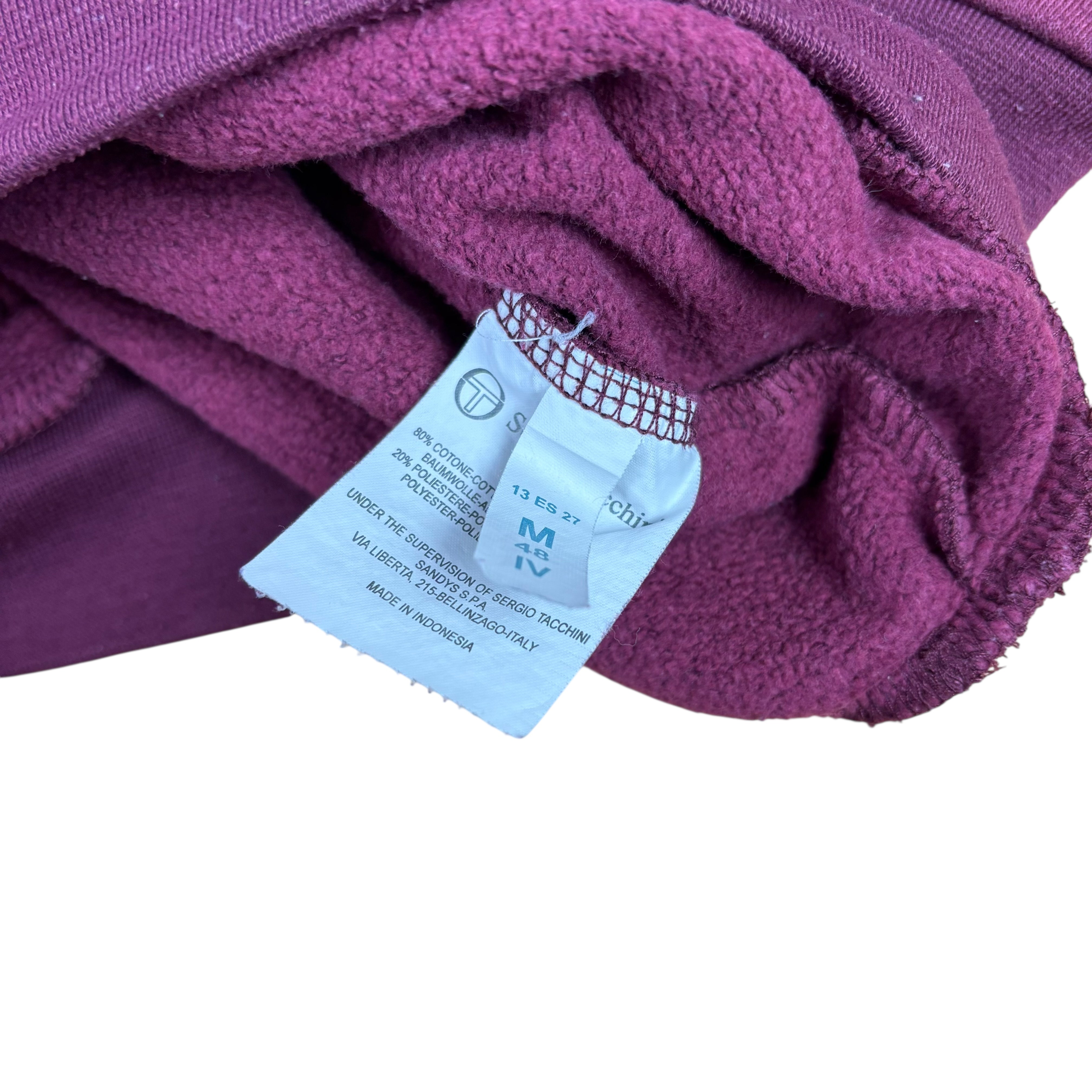 Sergio Tacchini 90s Maroon Sweater (M)