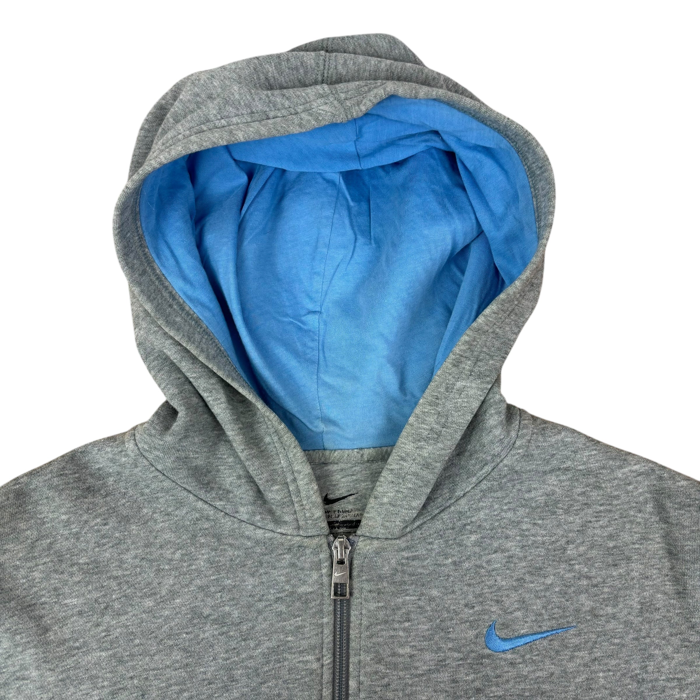 Nike Y2K Blue Logo Hoodie (Women’s XL)