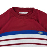Lacoste Y2K Striped Knitted Sweater (XL)