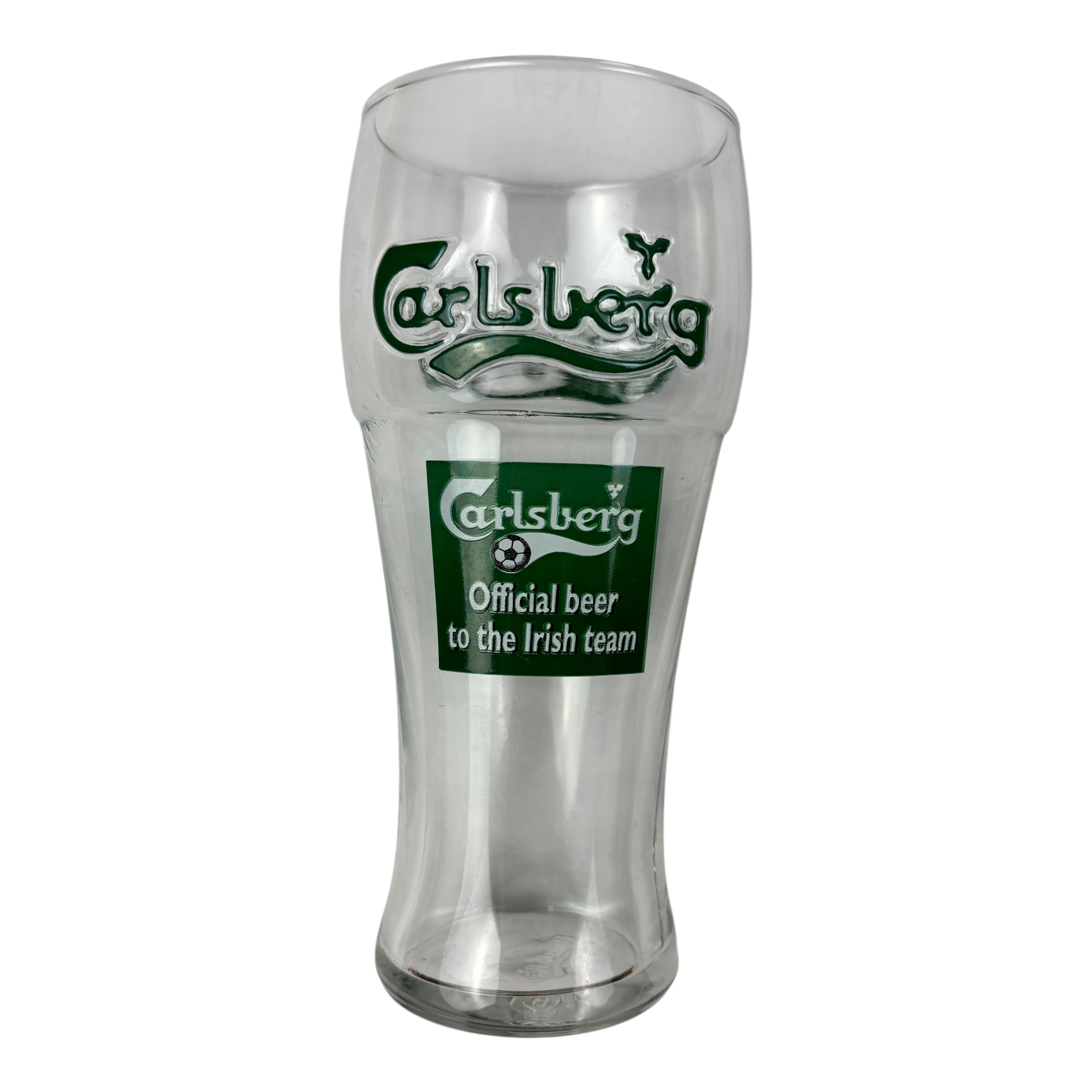 Carlsberg Official Beer to the Irish Team 2002 Collectible Pint Glass