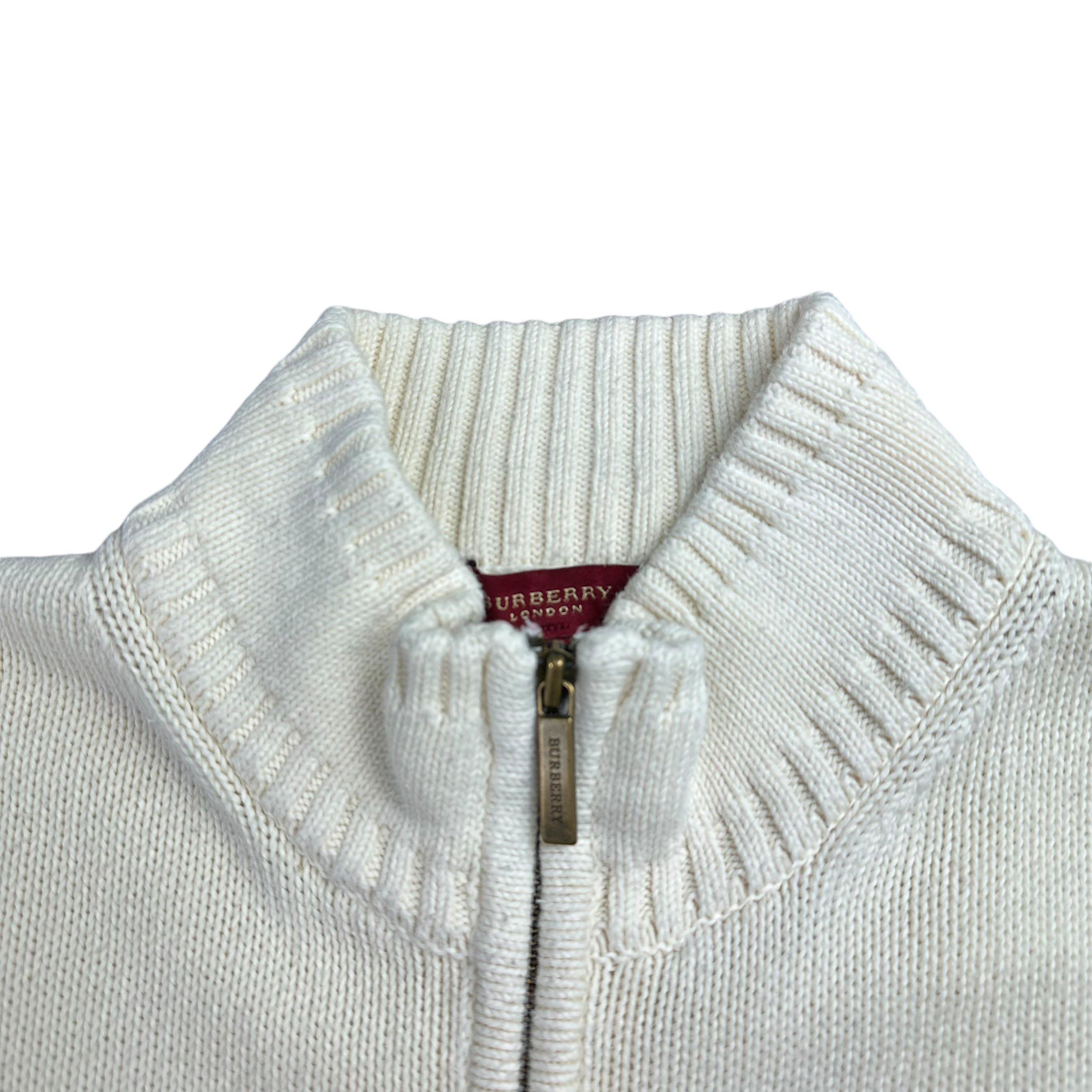 Burberry Knitted Zipped Sweater (Women’s M)