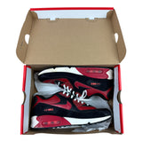 Nike AirMax90 LTR Black Red Trainers (UK6)
