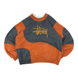 Stüssy Orange Grey Reworked Sweater (Women’s L)
