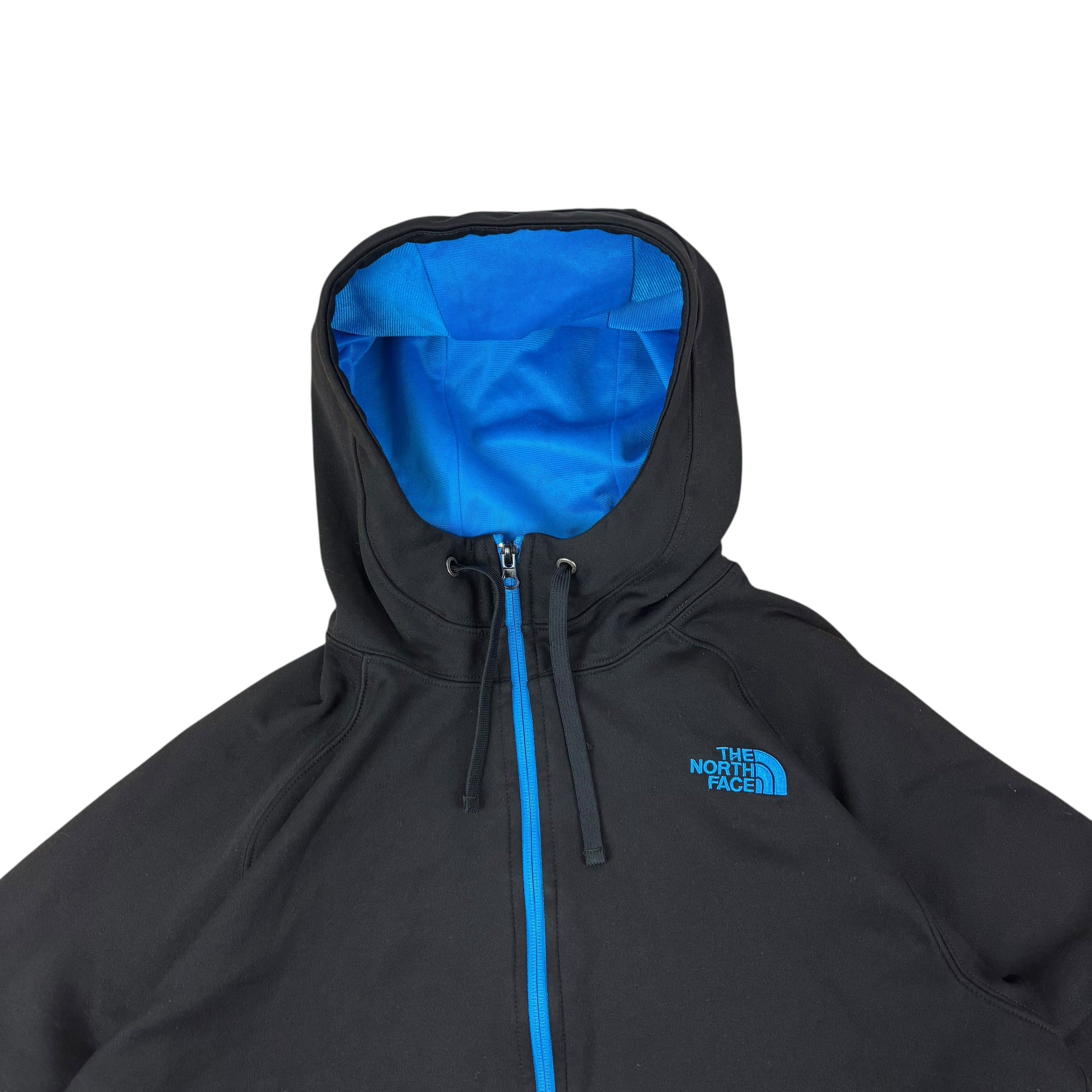 The North Face Black & Blue Fleece Hoodie (M)