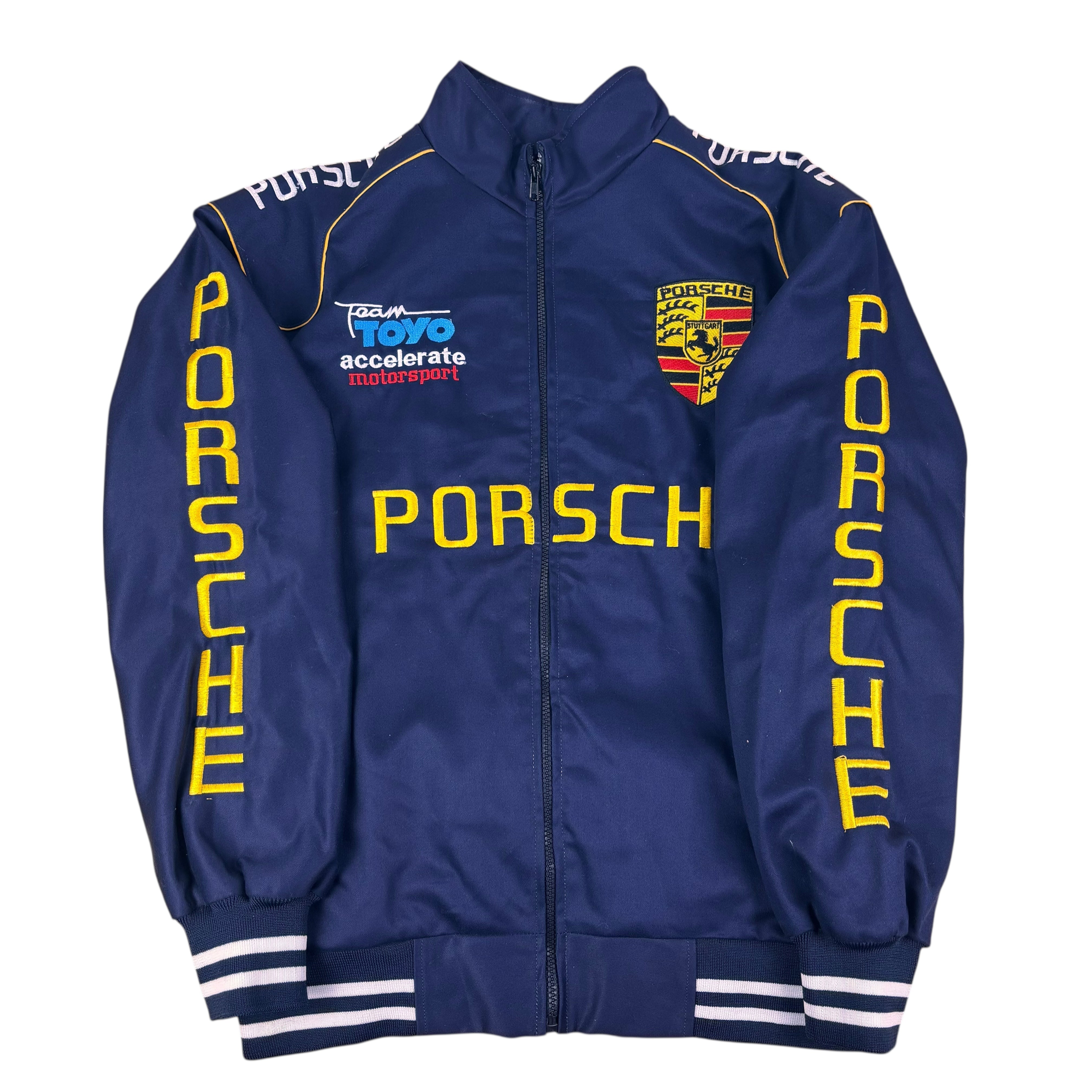 JHDesign Navy Porsche Racing Jacket (L)