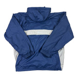 Adidas Y2K Navy Fleece-Lined Q-Zip Jacket (S)