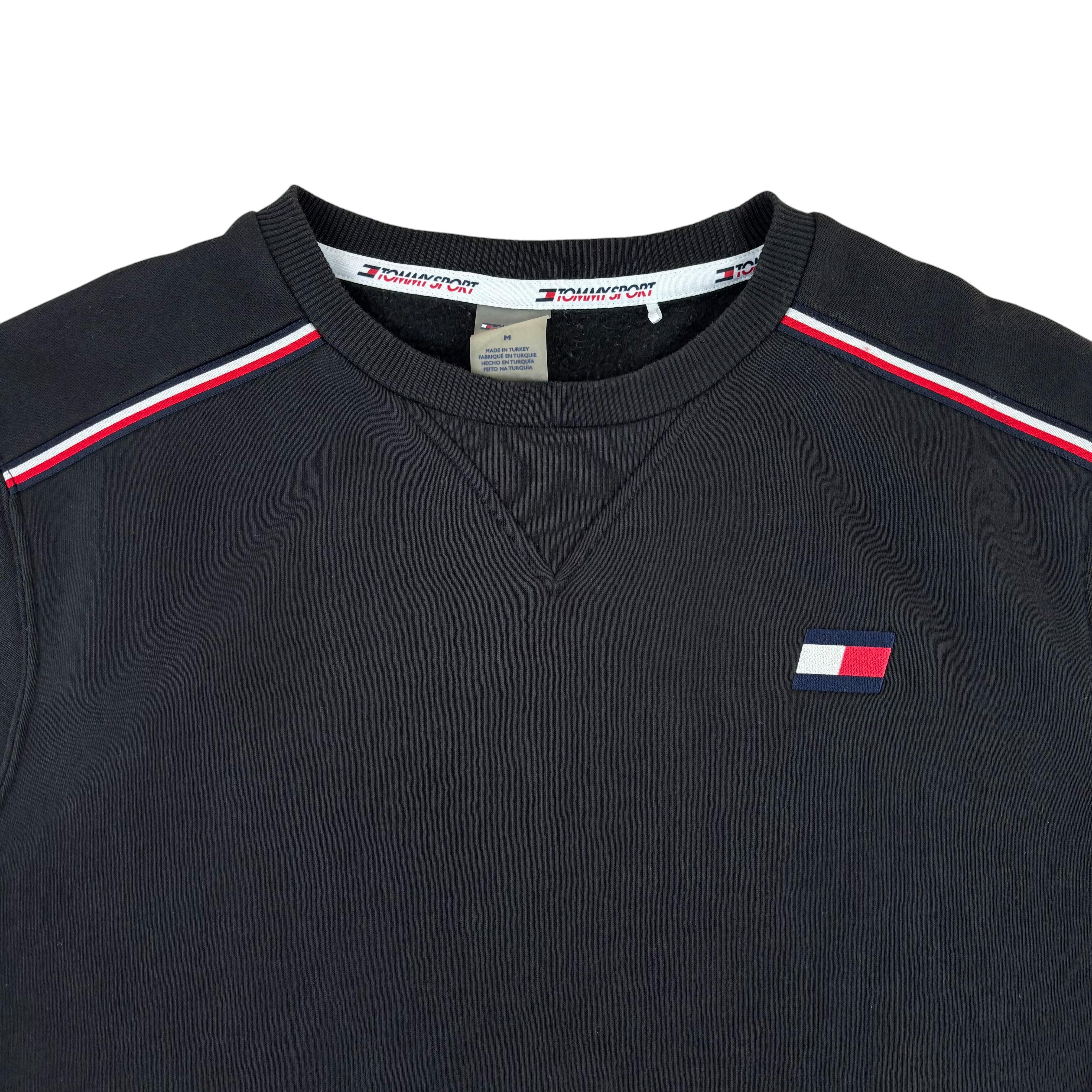 Tommy Hilfiger Sport Black Logo Sweater (M)