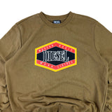 Diesel Brown Graphic Sweater (XL)