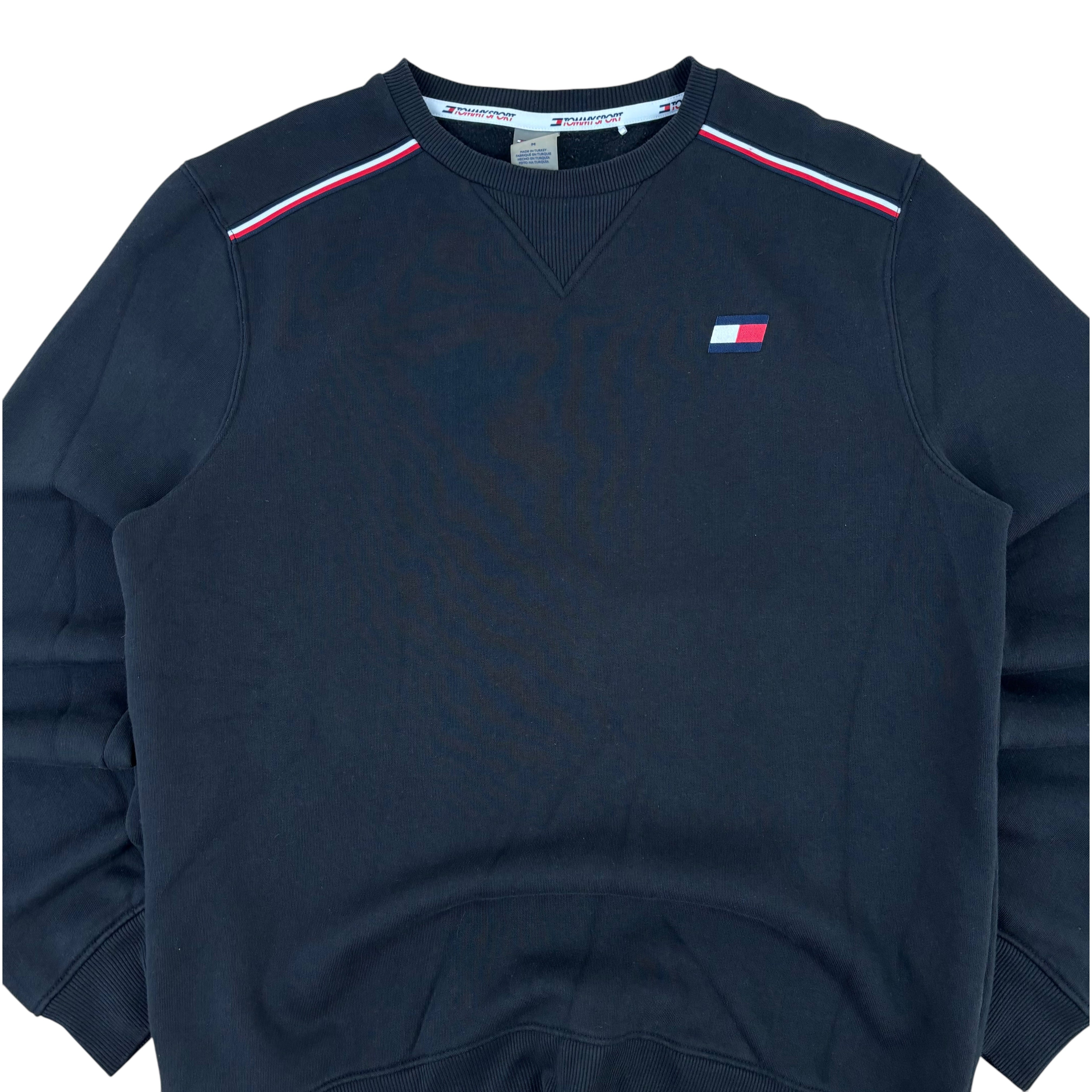 Tommy Hilfiger Sport Black Logo Sweater (M)