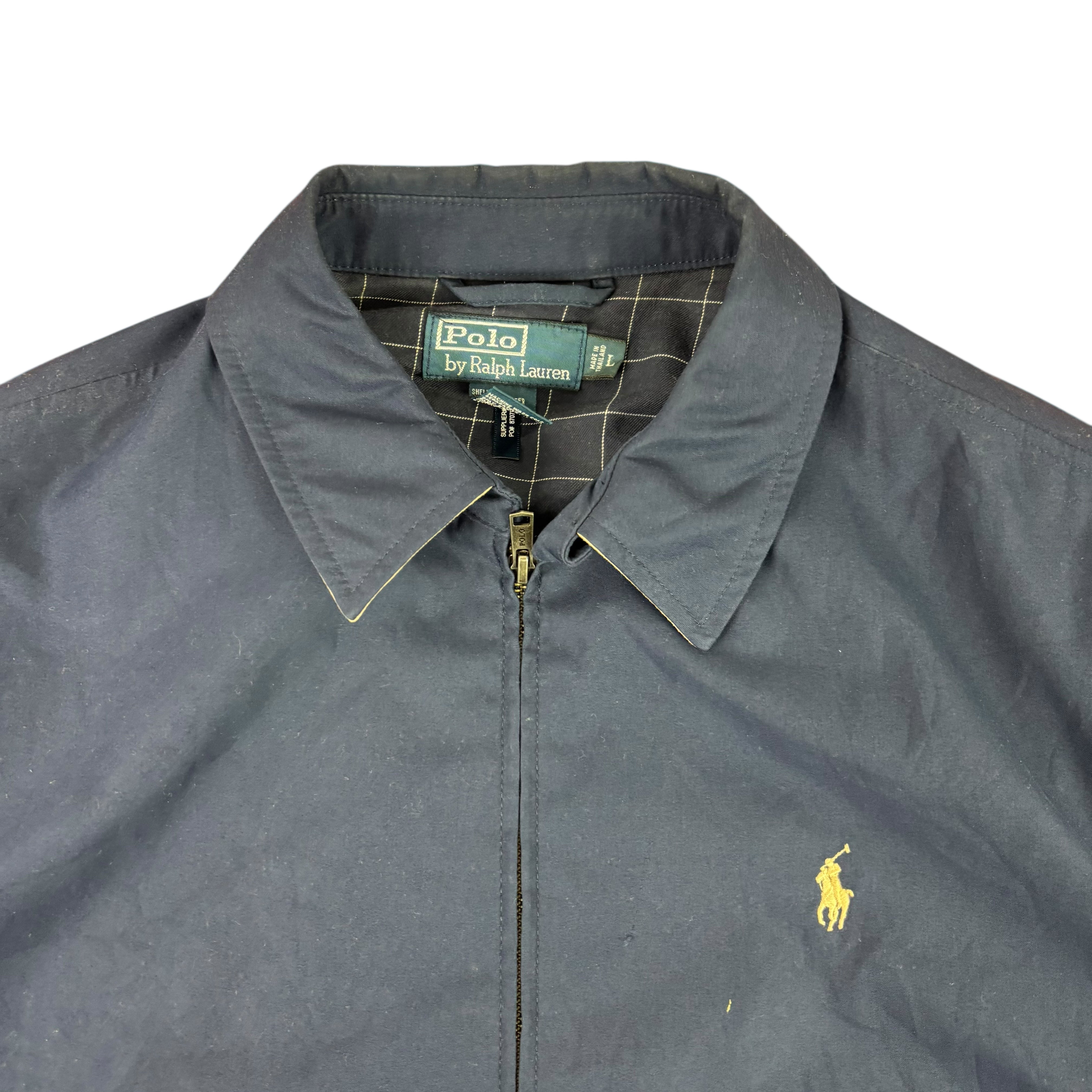 Polo Ralph Lauren Navy Bi-Swing Harrington Windbreaker (L)