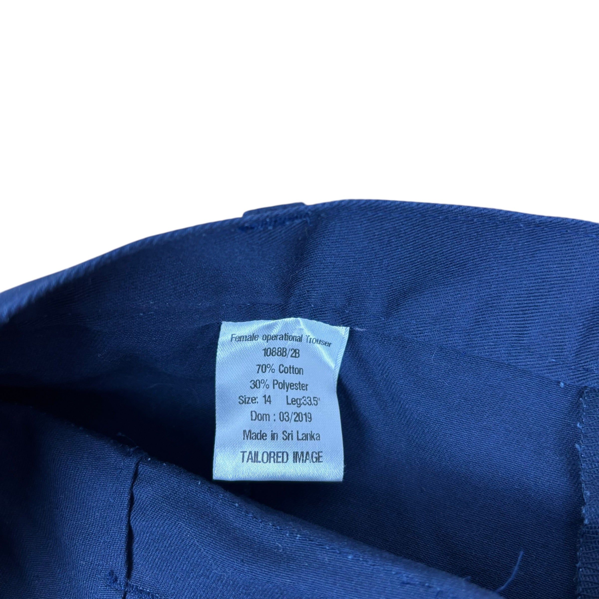 Tailored Image Female Operational Blouse & Trousers (Women’s XL)