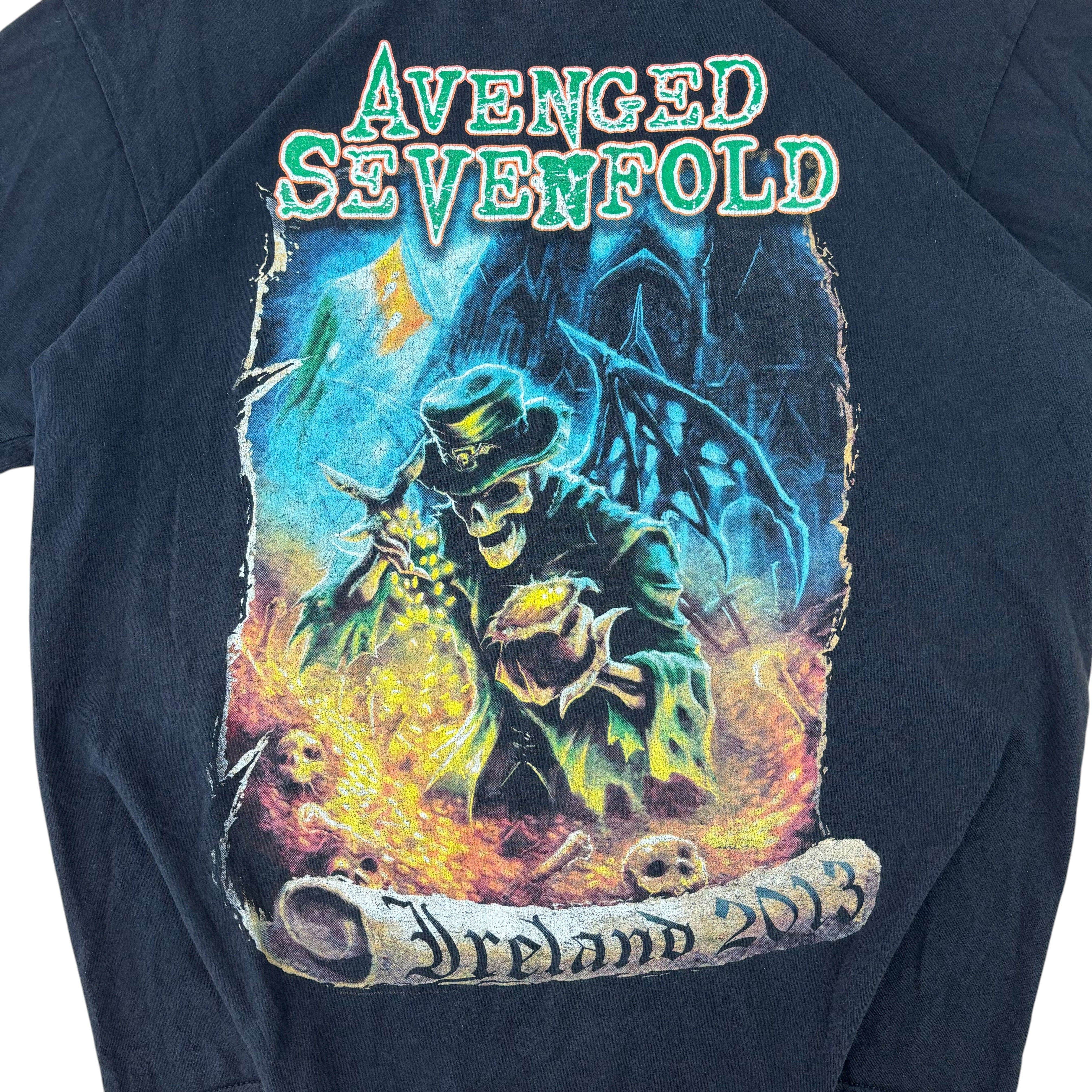 FOTL Avenged Sevenfold Ireland 2013 Graphic Tee (L)