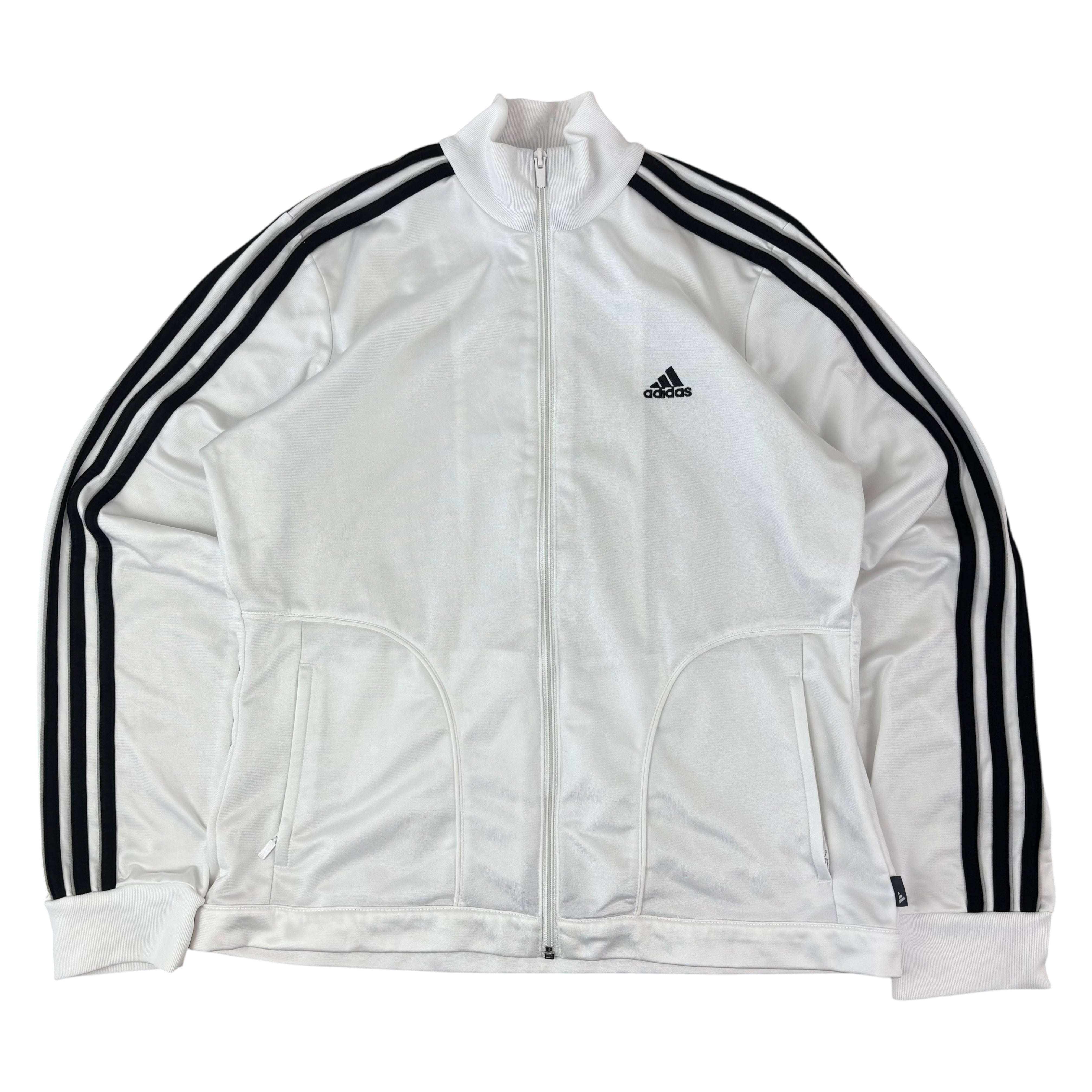 Adidas Y2K White Track Jacket (Women’s L)