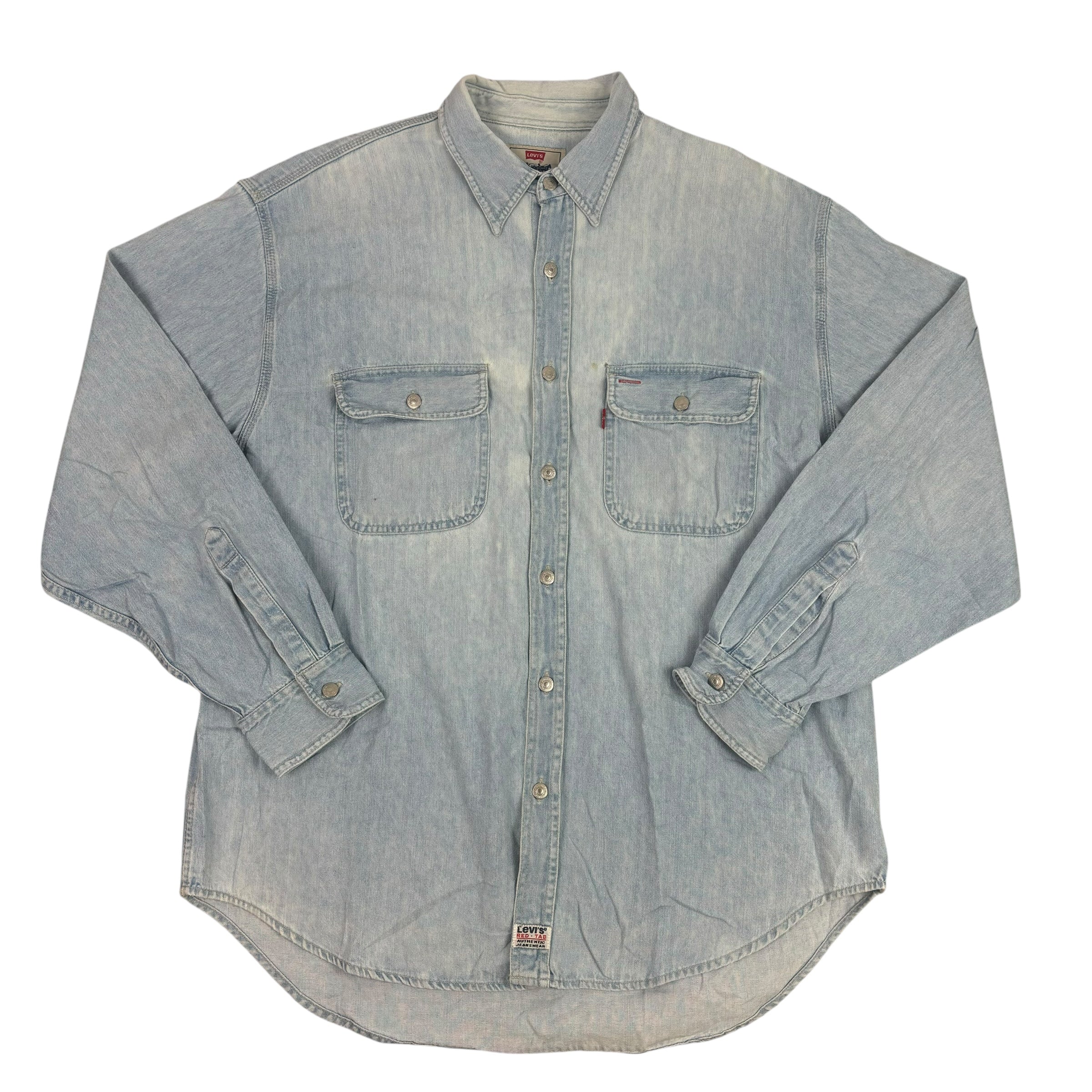 Levi’s Red-Tab Vintage Distressed Denim Shirt (L)