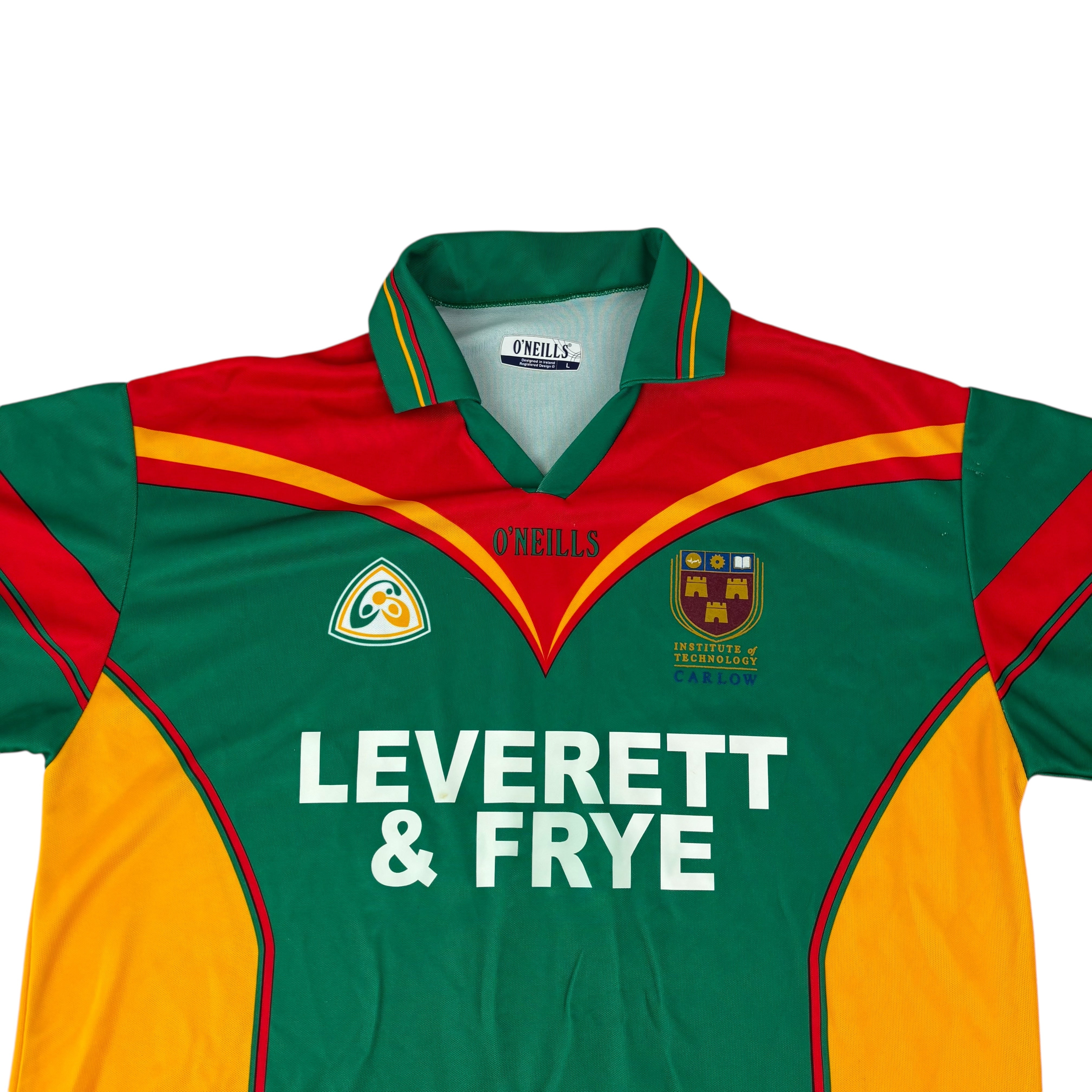 O’Neills IT Carlow GAA 2002/04 No.22 Home Jersey & Shorts (L)