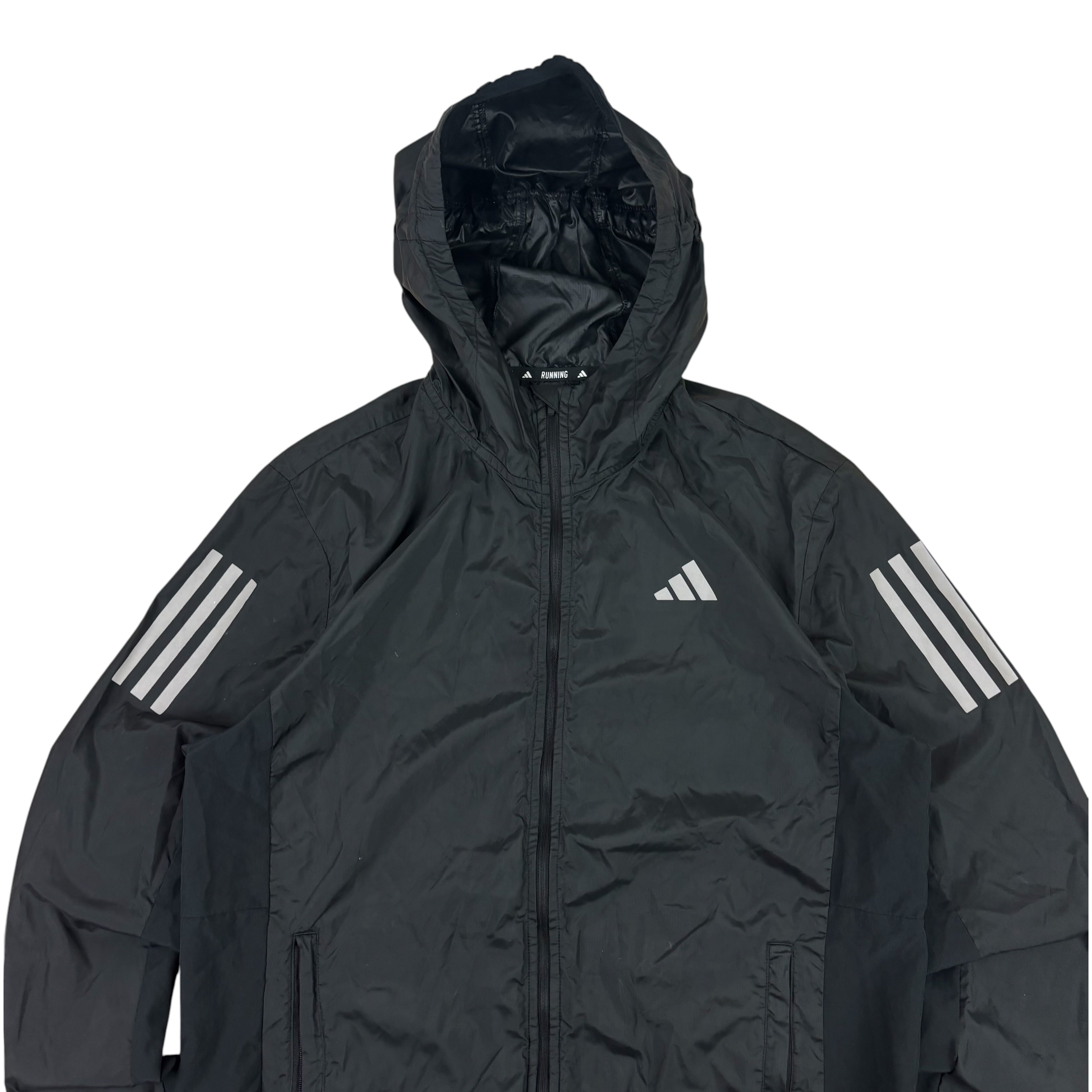 Adidas Running Black Windbreaker (M)