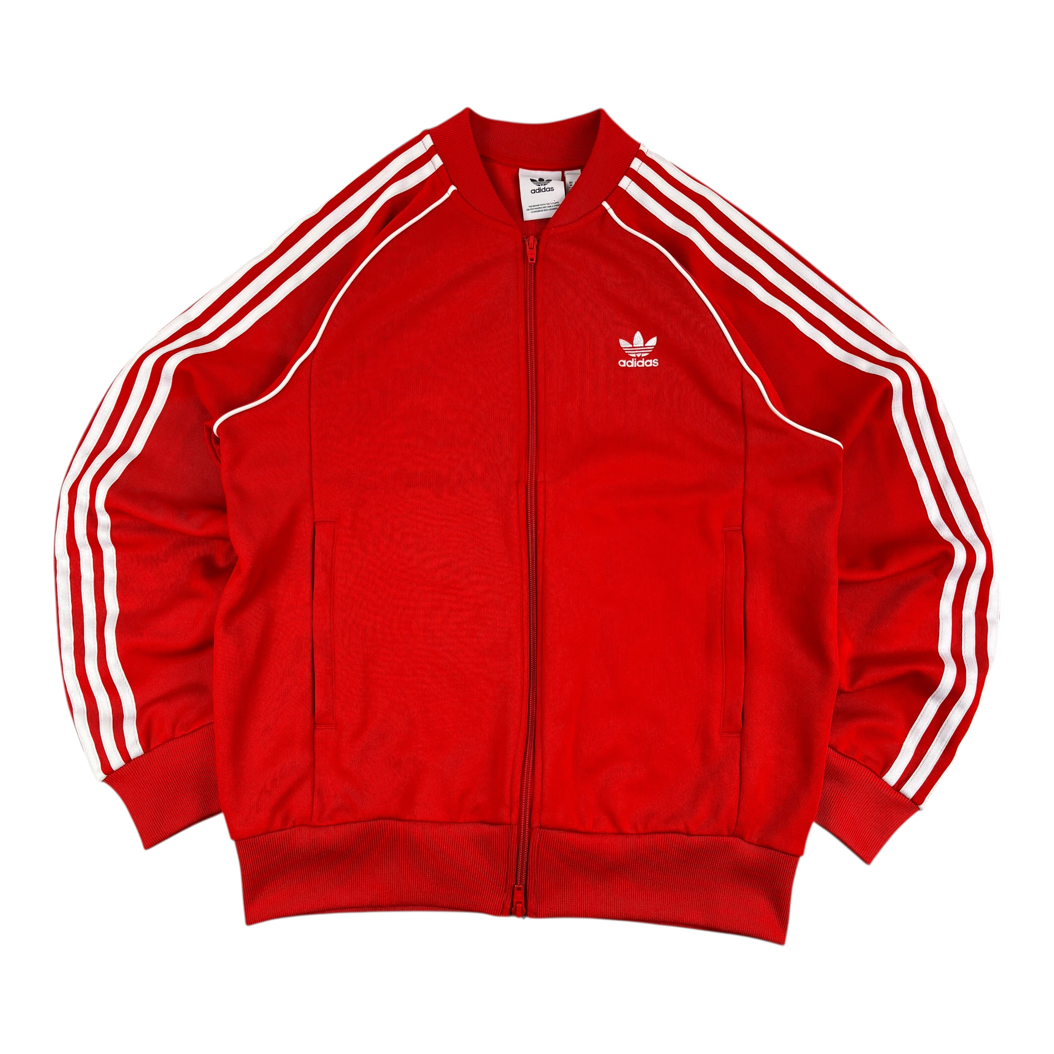 Adidas Red Bomber Track Jacket (M)