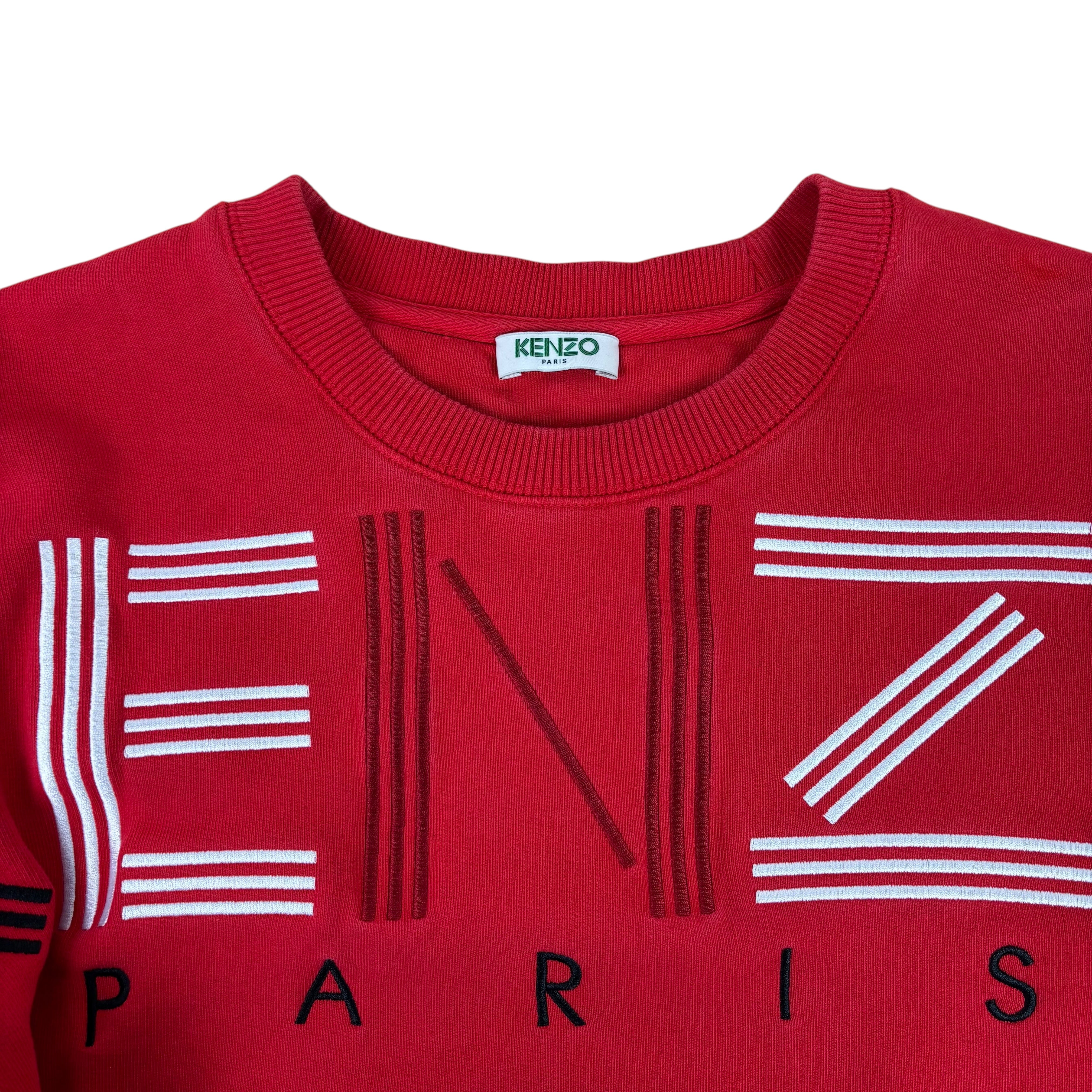 Kenzo Paris Red Y2K Sweater (S)