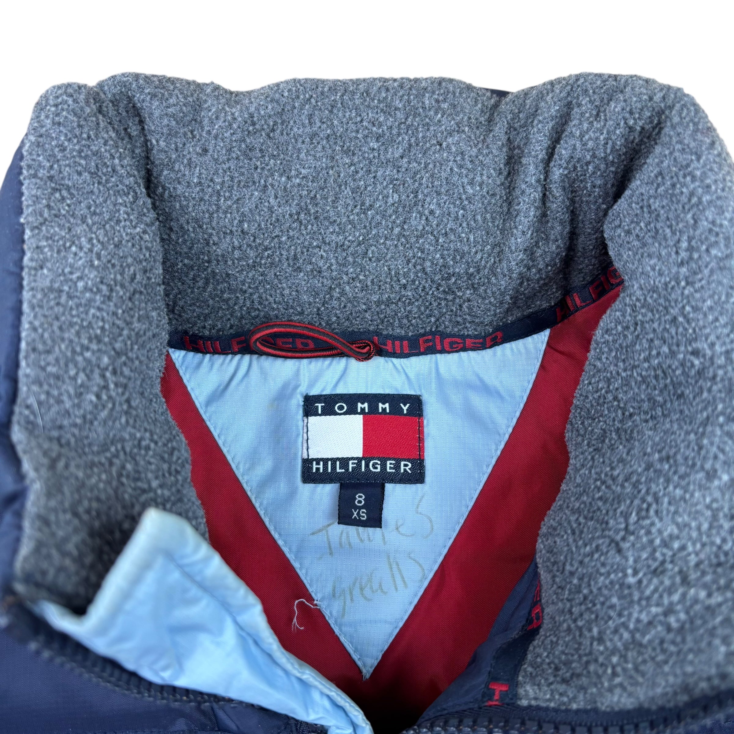 Tommy Hilfiger Navy Logo Puffer Gilet (Women’s XS)