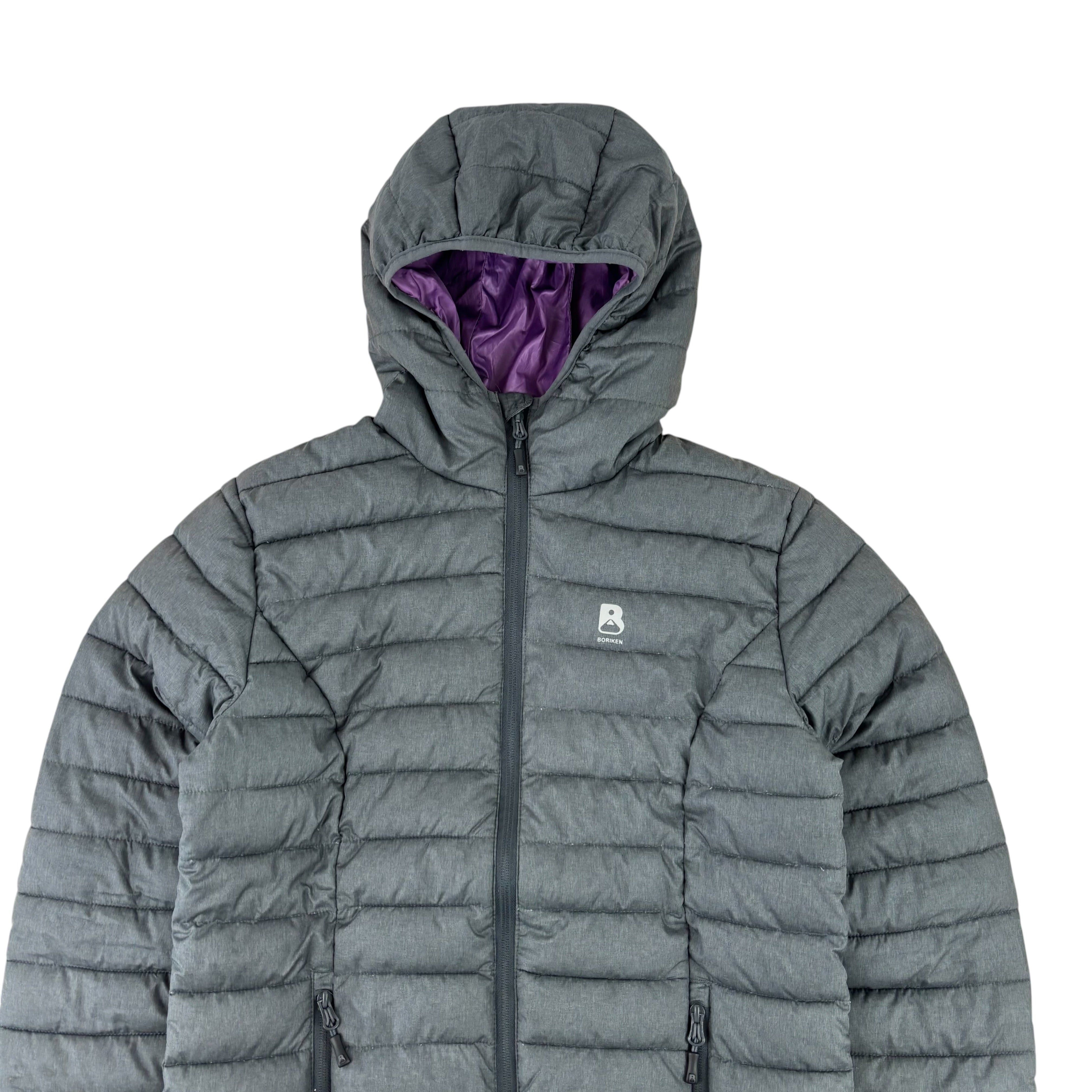 Boriken Grey Technical Quilted Jacket (Women’s L)