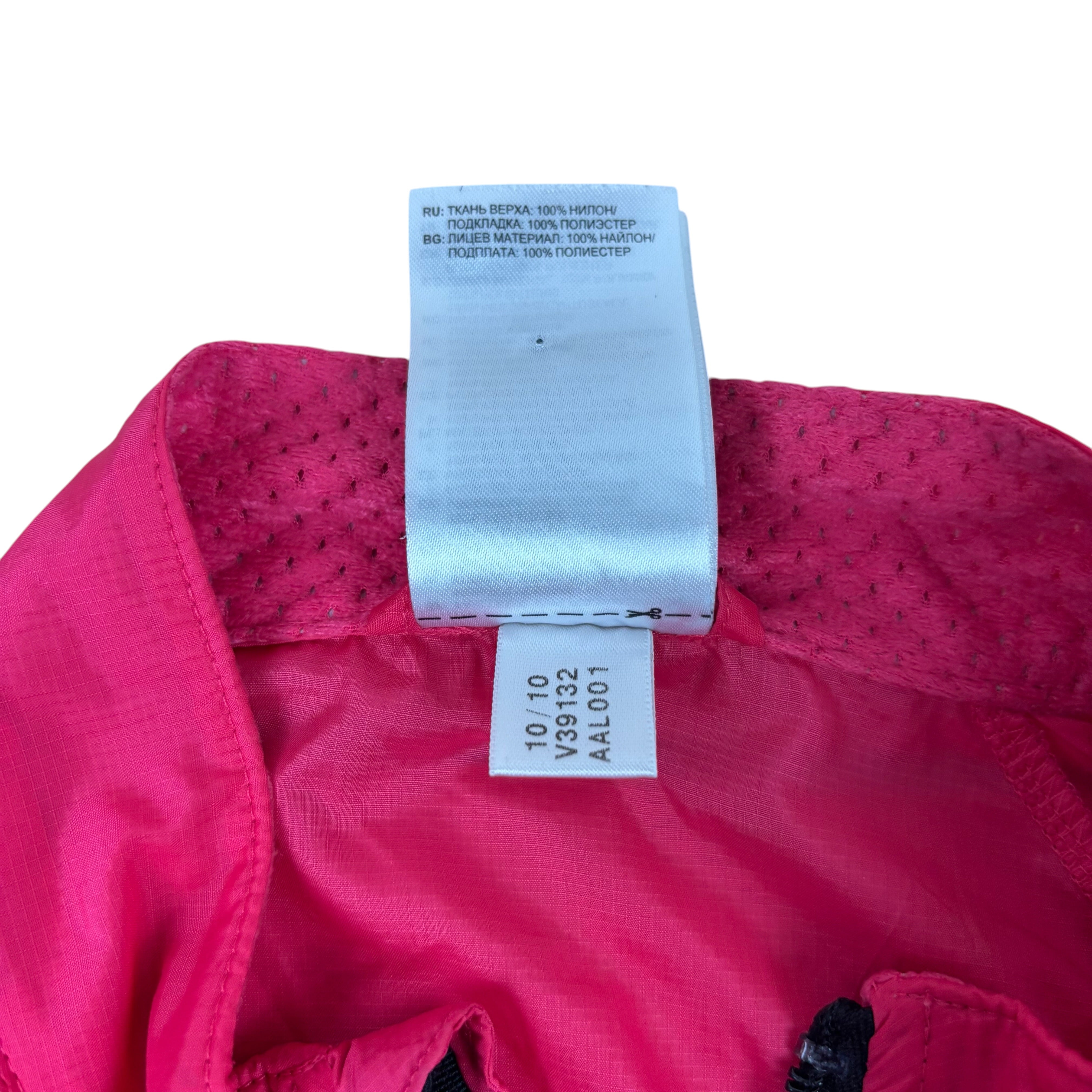Adidas Y2K Pink Logo Windbreaker (Women’s S)