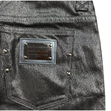 Dolce&Gabanna Y2K Silver Denim Pants (Women’s S)
