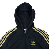 Adidas Y2K Gold Logo Hoodie (Women’s S)