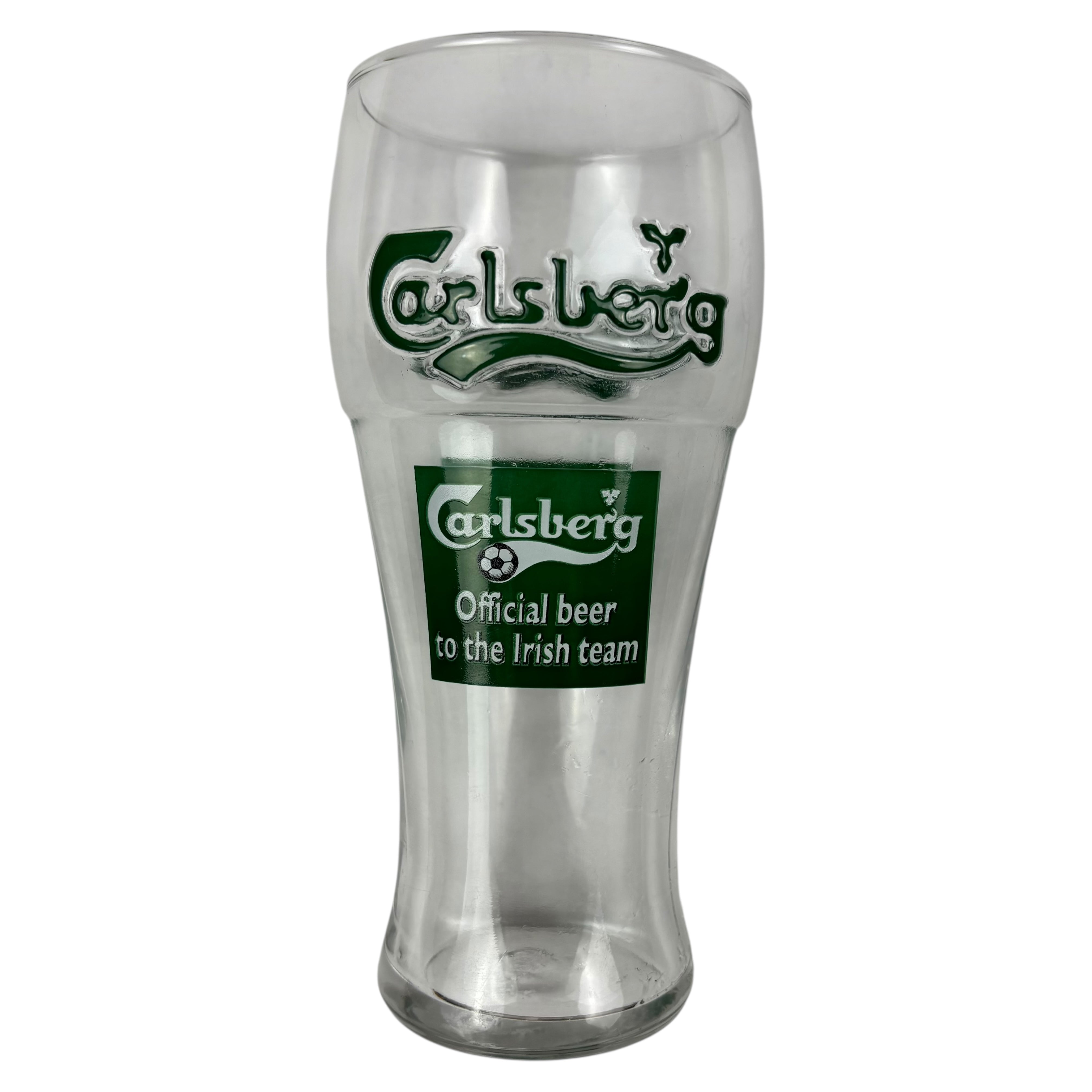 Carlsberg Official Beer to the Irish Team 2002 Collectible Pint Glass