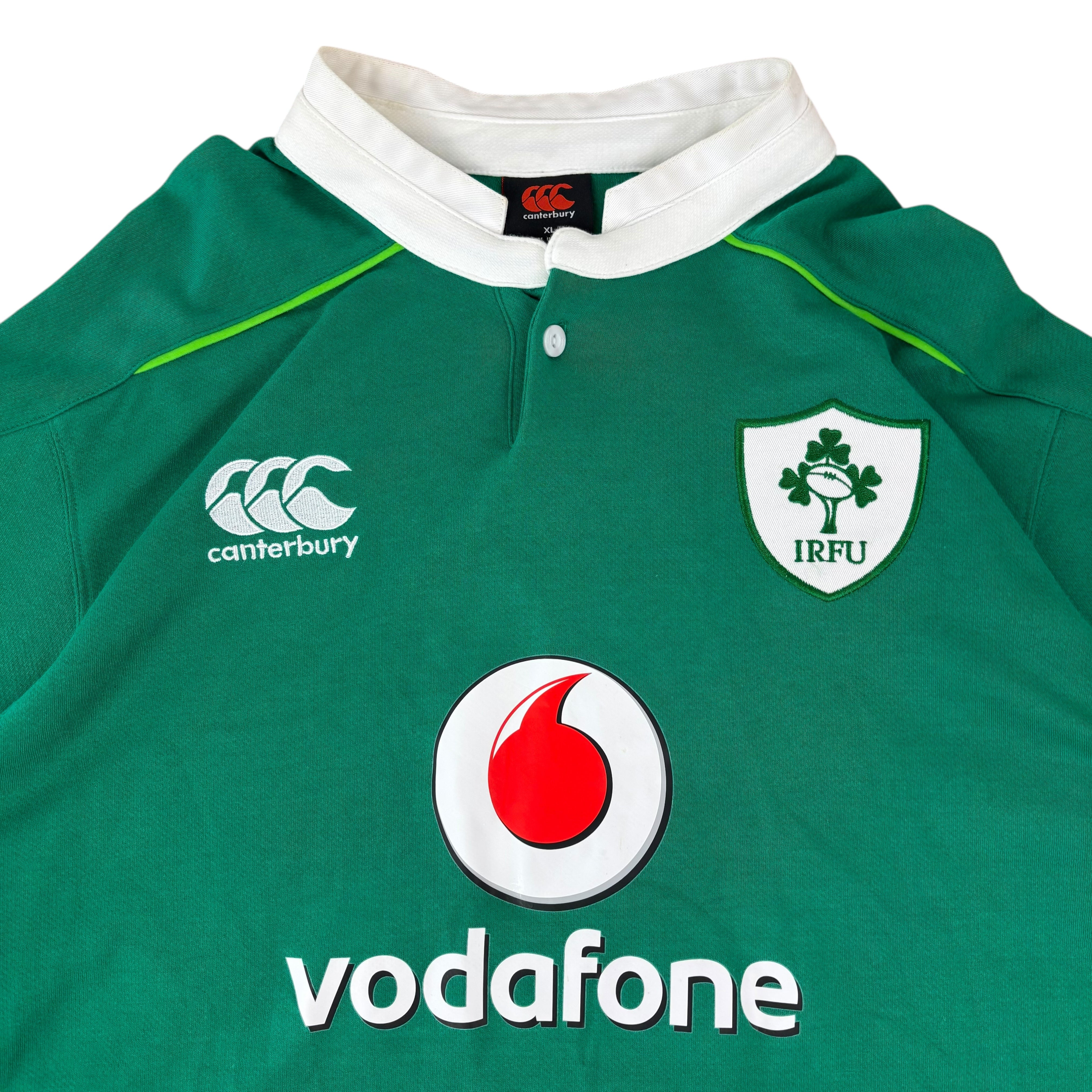 Canterbury Ireland Rugby IRFU 2016/17 LS Home Jersey (XL)