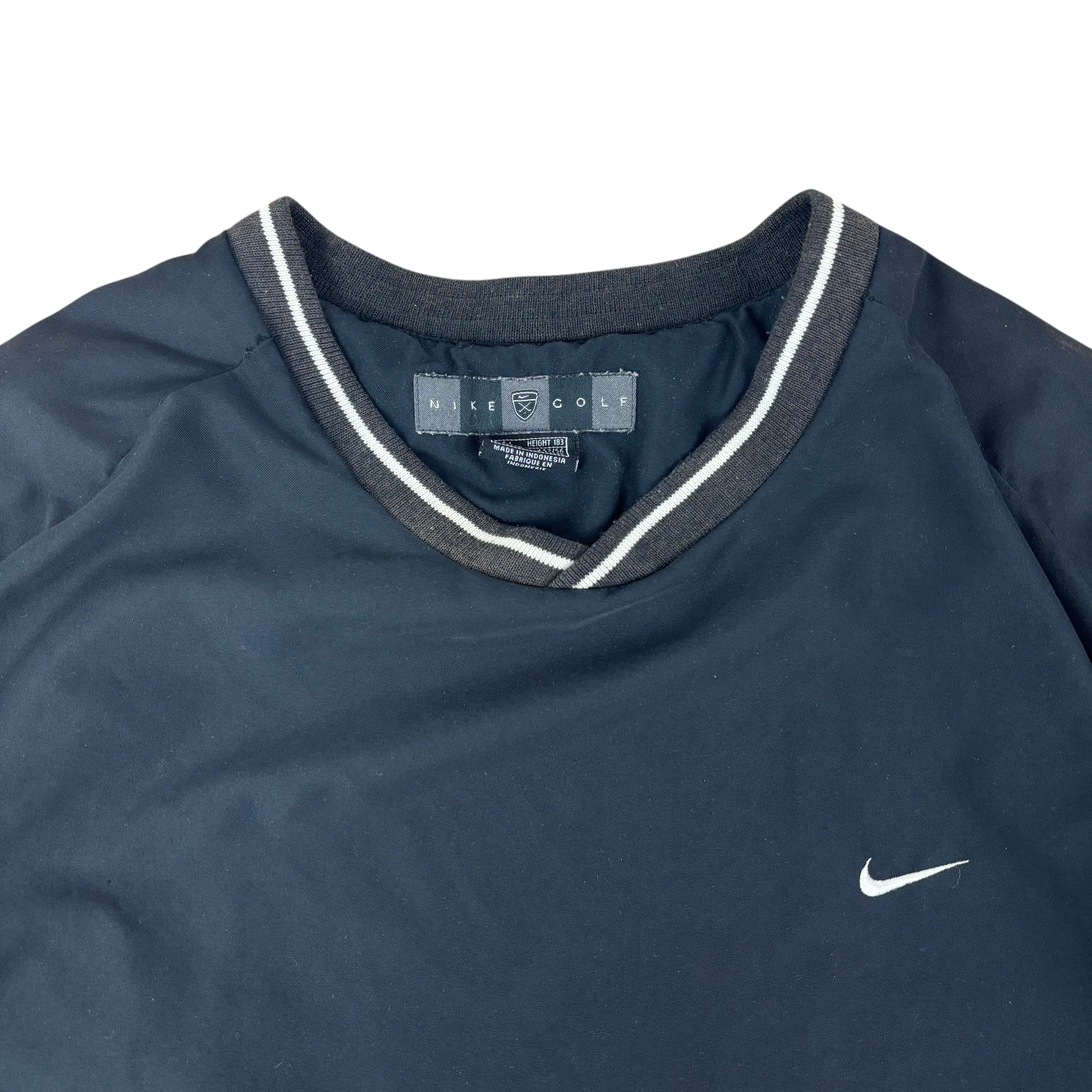 Nike Golf Y2K Black Pull-Over Windbreaker (L)