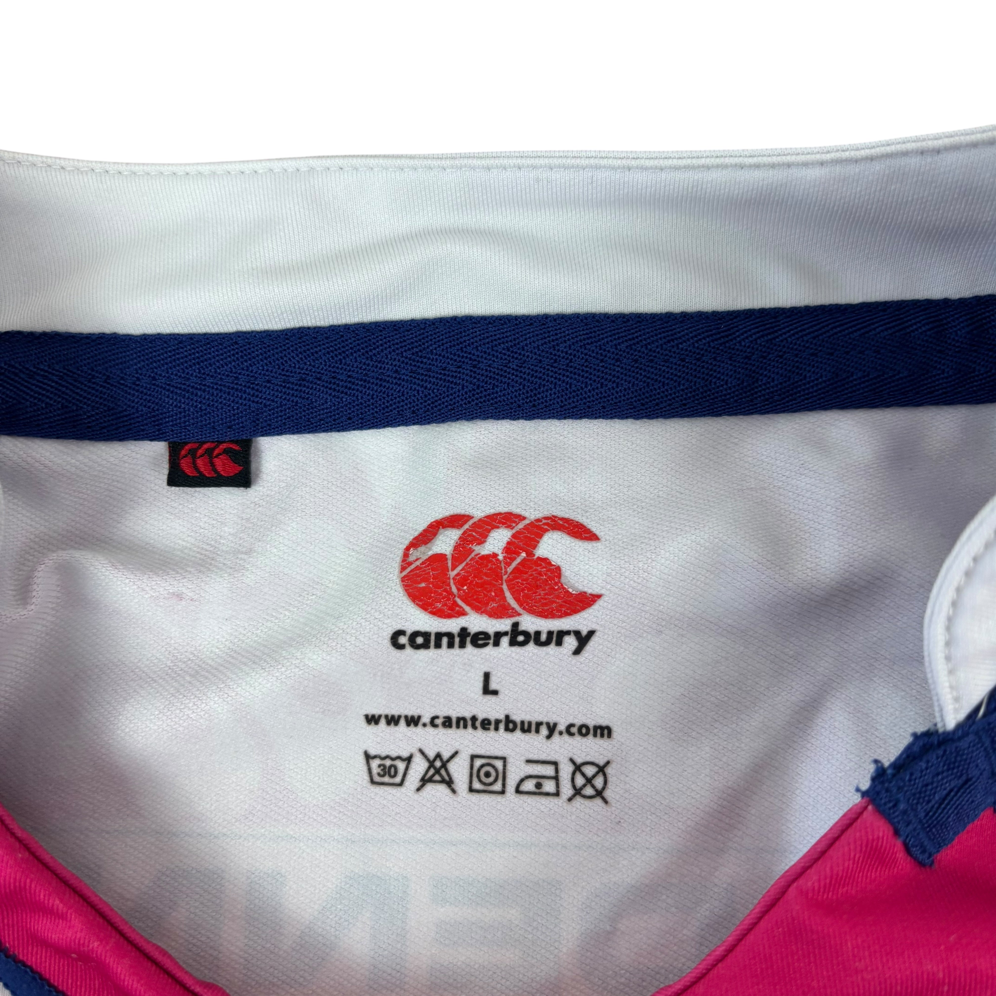 Canterbury Clontarf Bulls Rugby 2011 Breast Cancer Awareness Jersey (L)