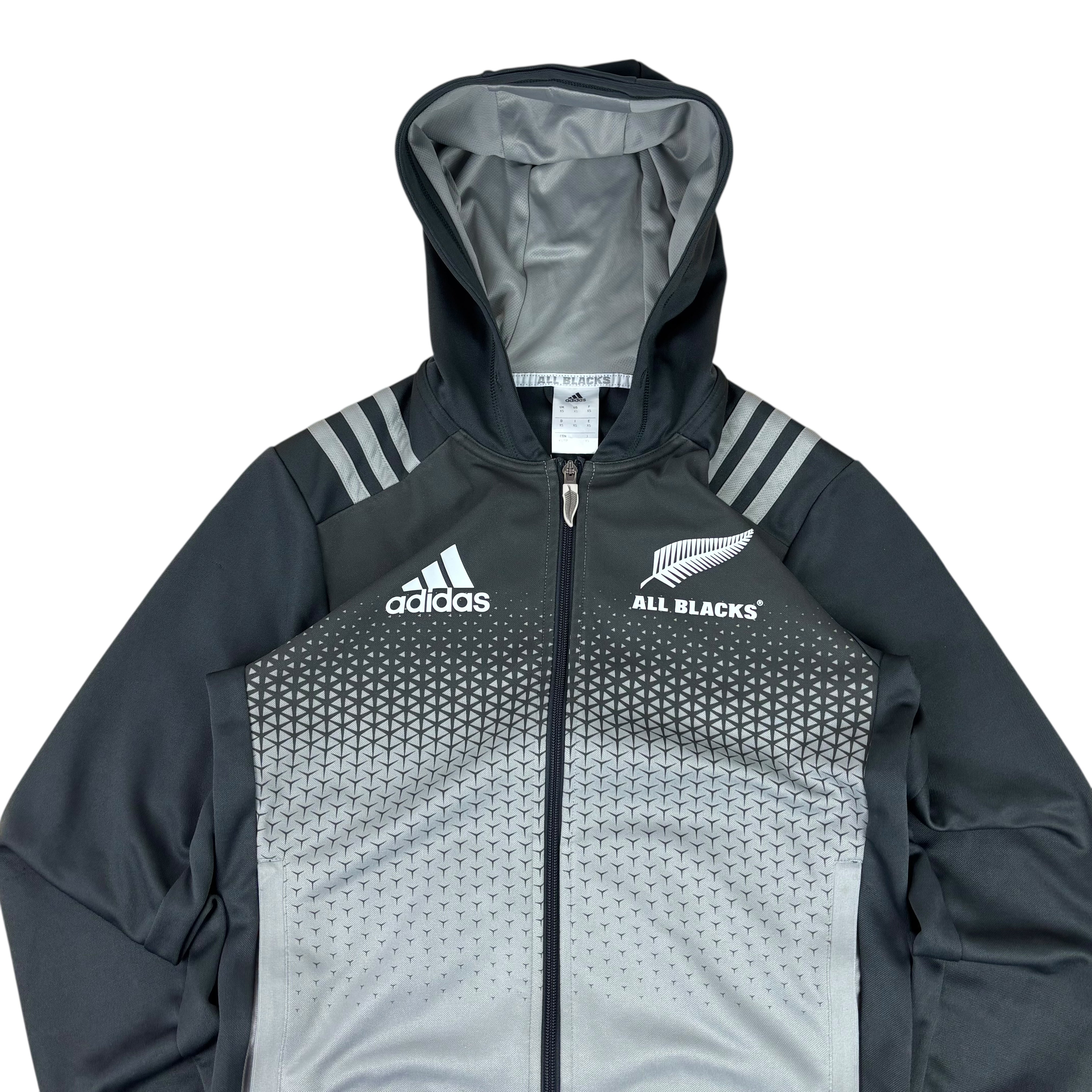 Adidas New Zealand All Blacks Rugby 2017/18 Hoodie (XS)