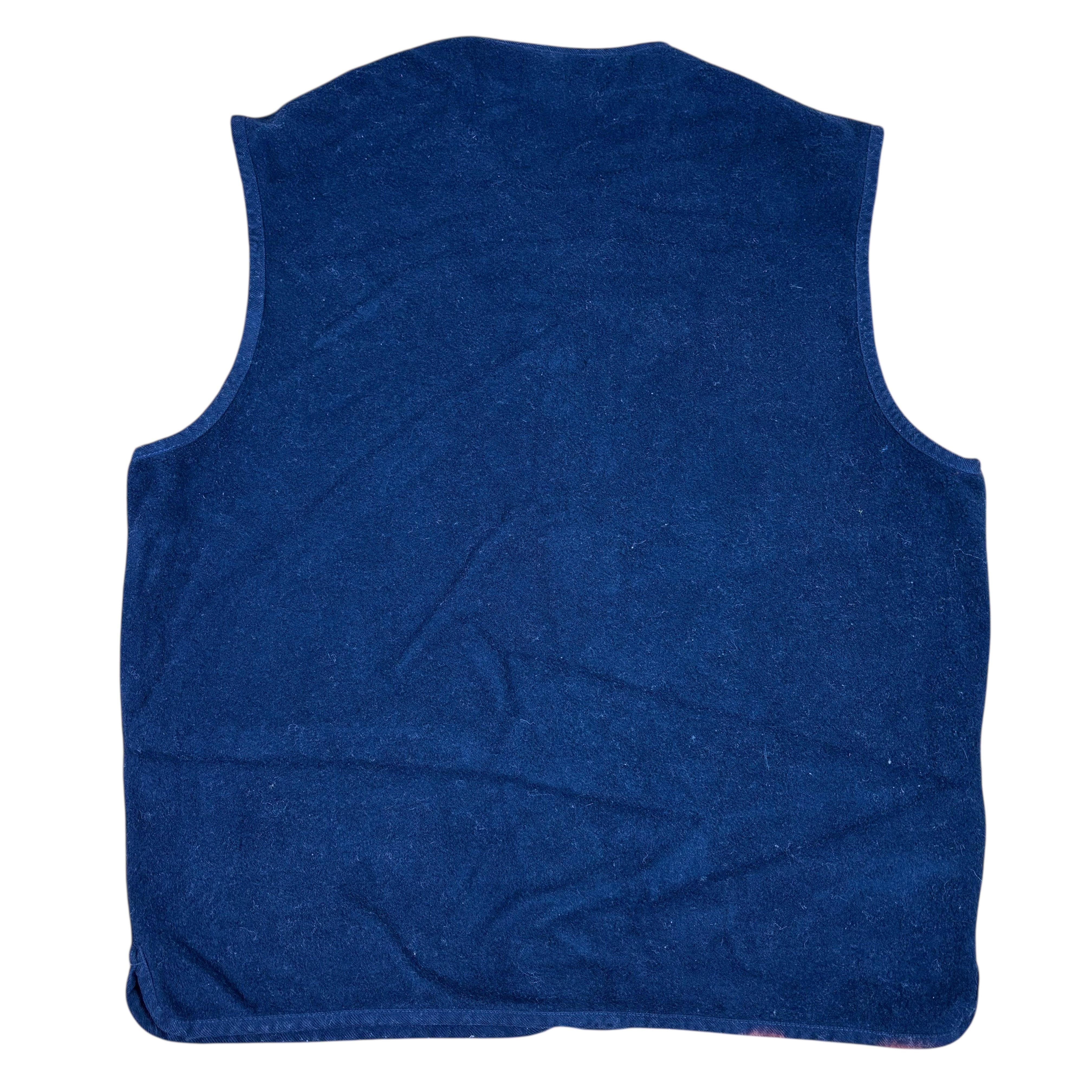 Lacoste 90s Navy Fleece Gilet (Women’s L)