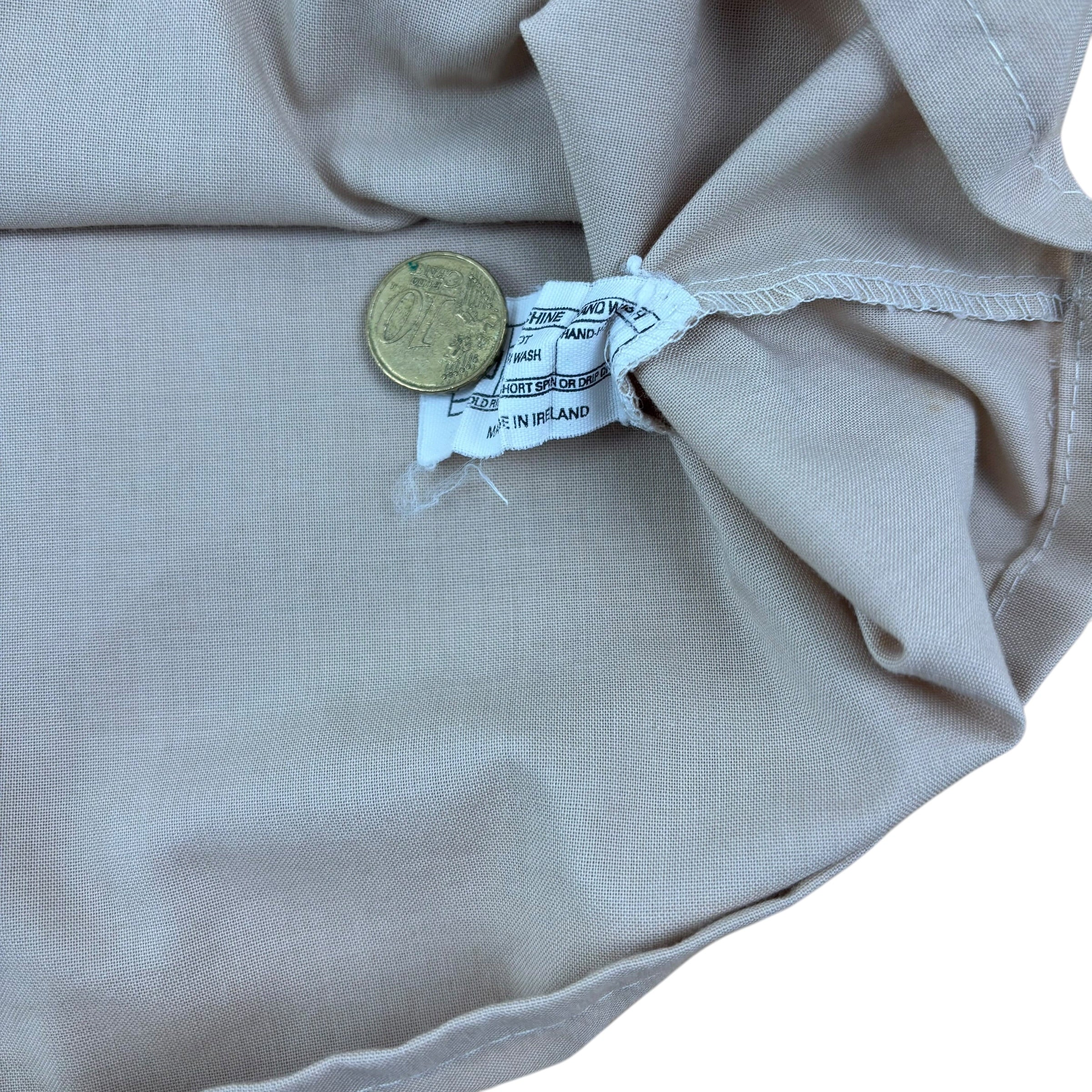 Irish Army 1991 Tan SS Combat Shirt (M)