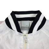 Nike White Y2K Cropped Windbreaker (Women’s M)