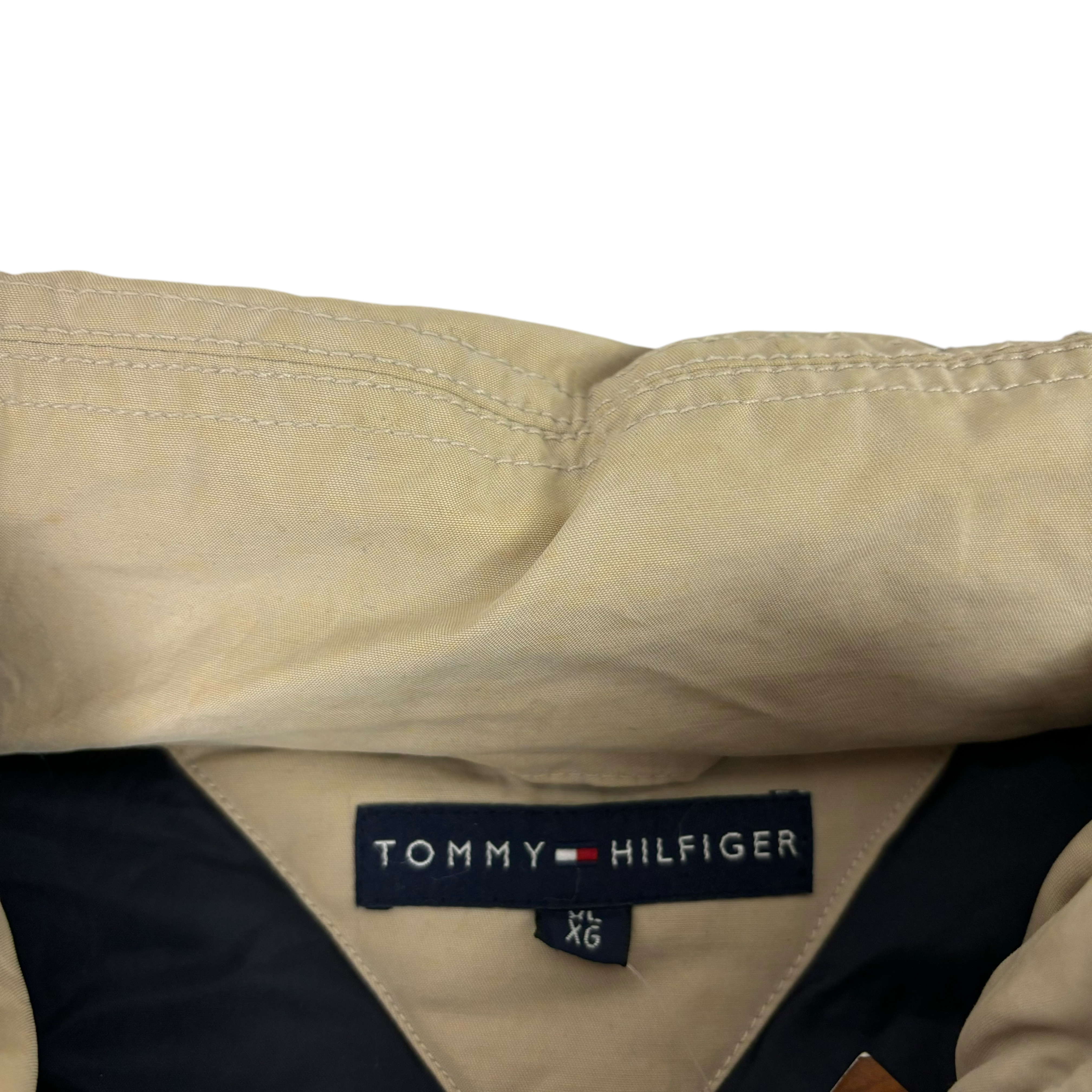 Tommy Hilfiger Beige Parka Puffer (XL)