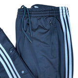 Adidas Black Side-Snap Track Pants (XL)